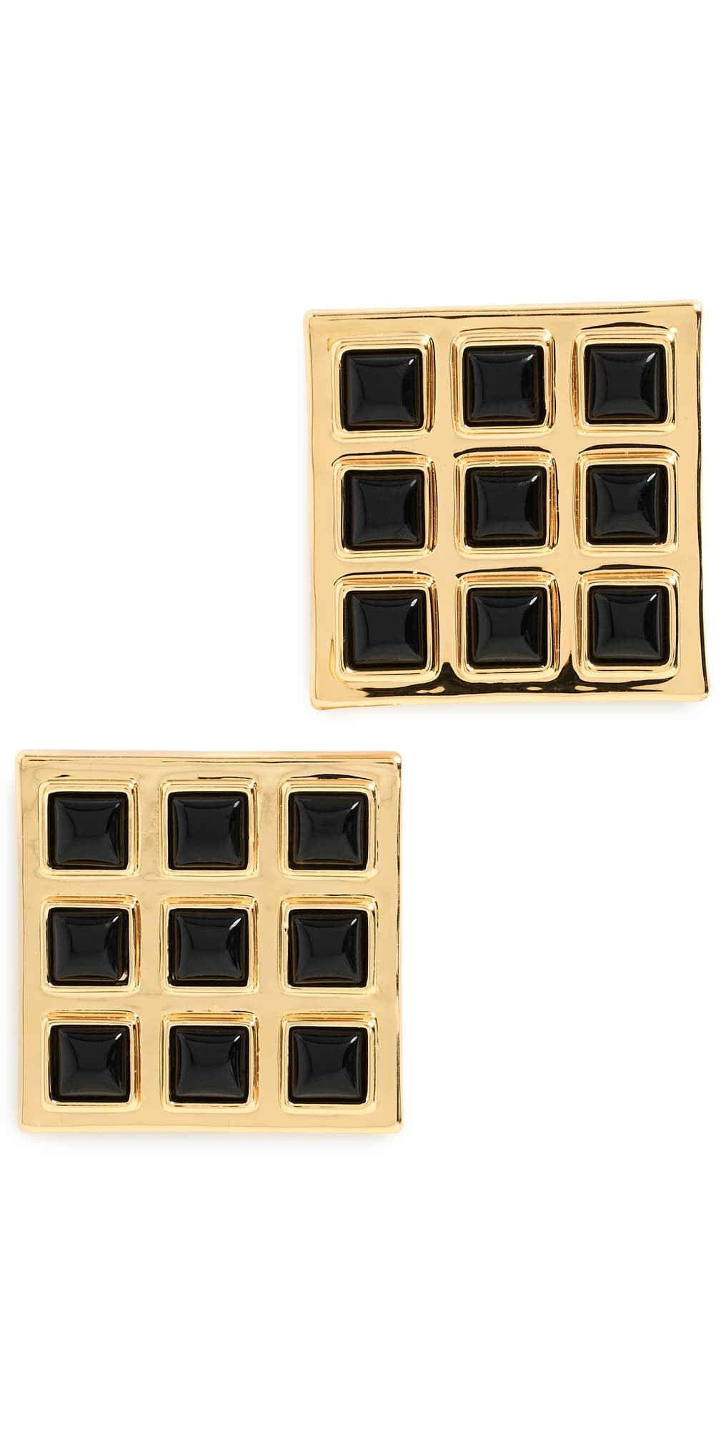 Julietta Delilah Earrings Gold/Black