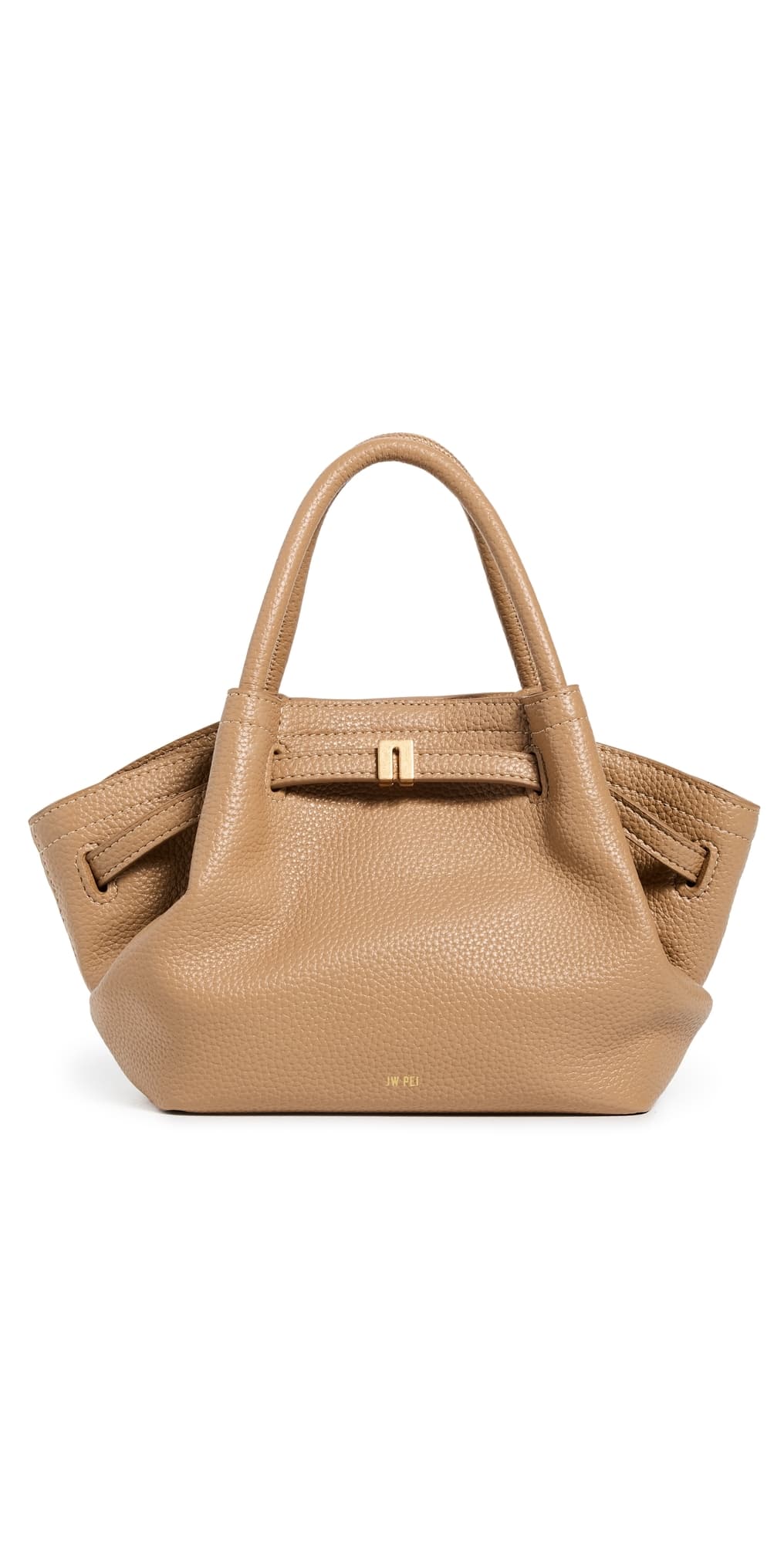 JW PEI Hana Faux Leather Mini Tote Bag Latte