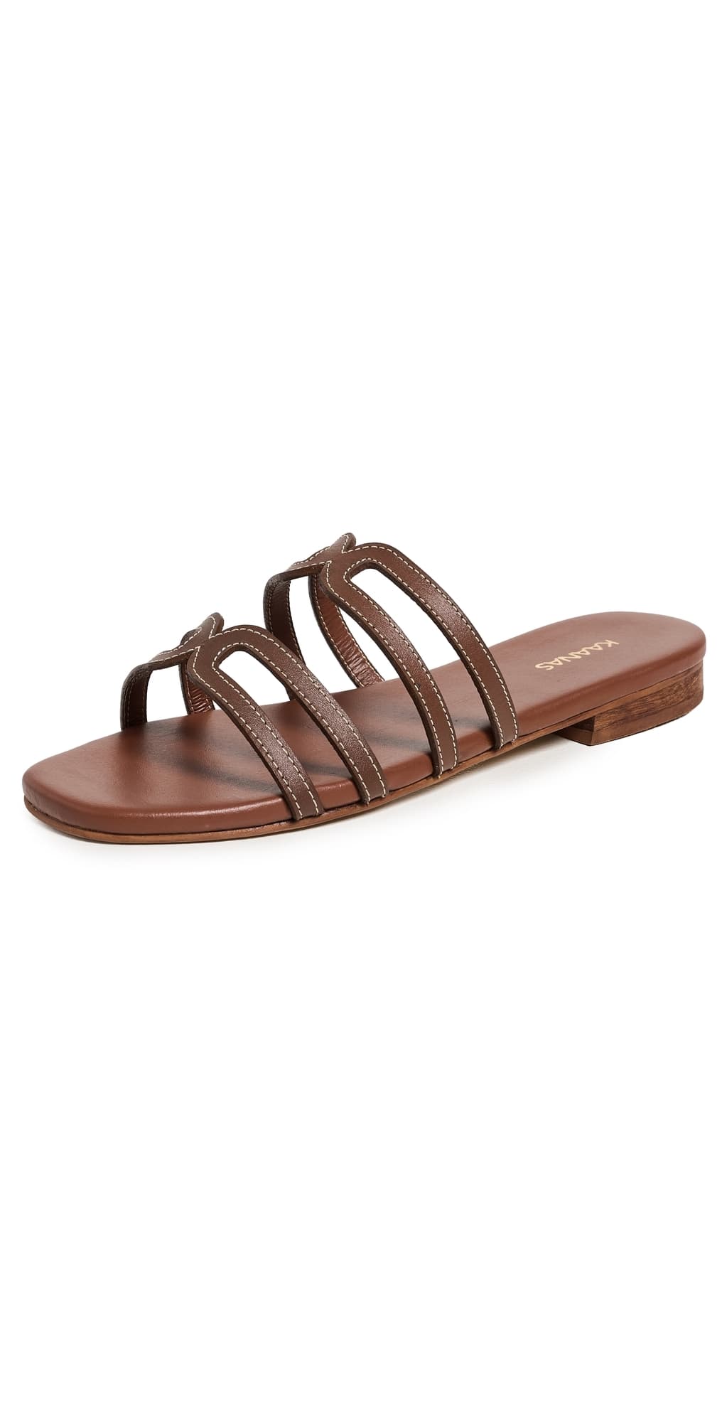 KAANAS Leela Sandals Mahogany