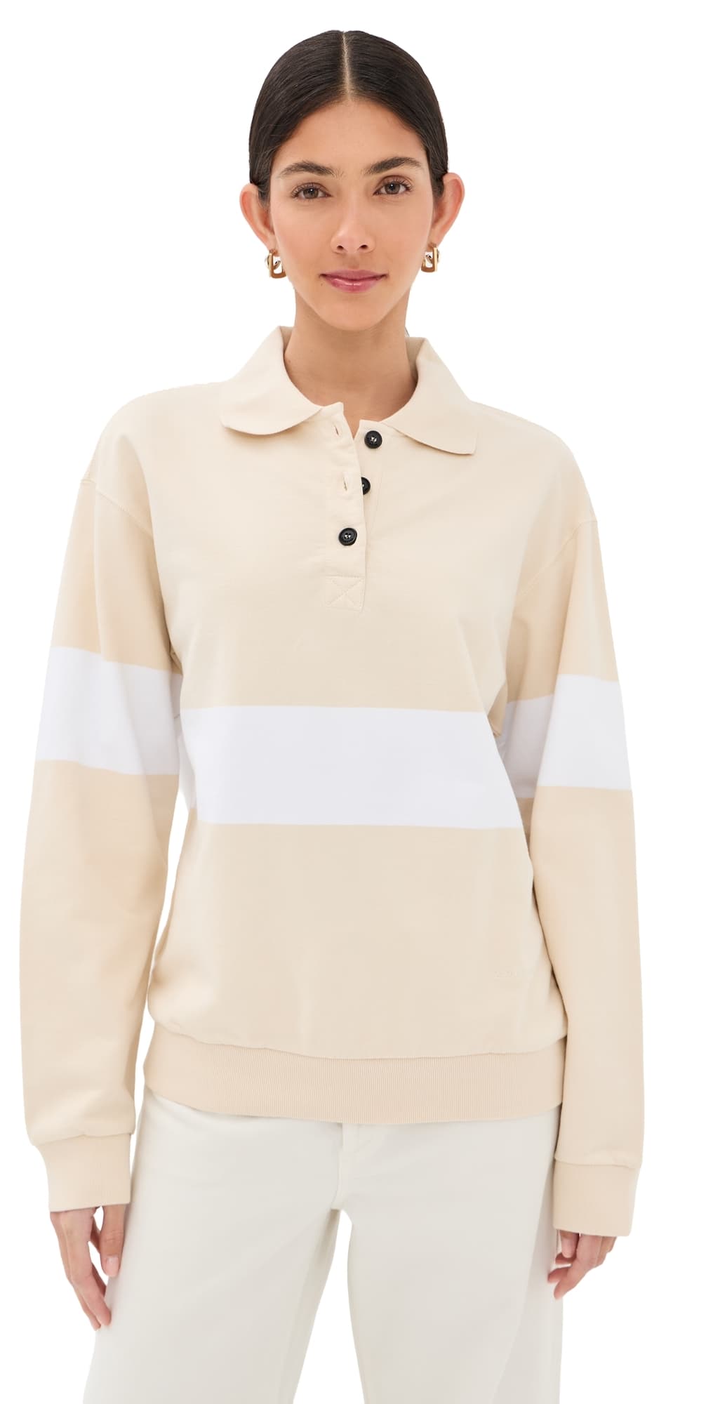Kallmeyer Blake Rugby Polo Vanilla/White
