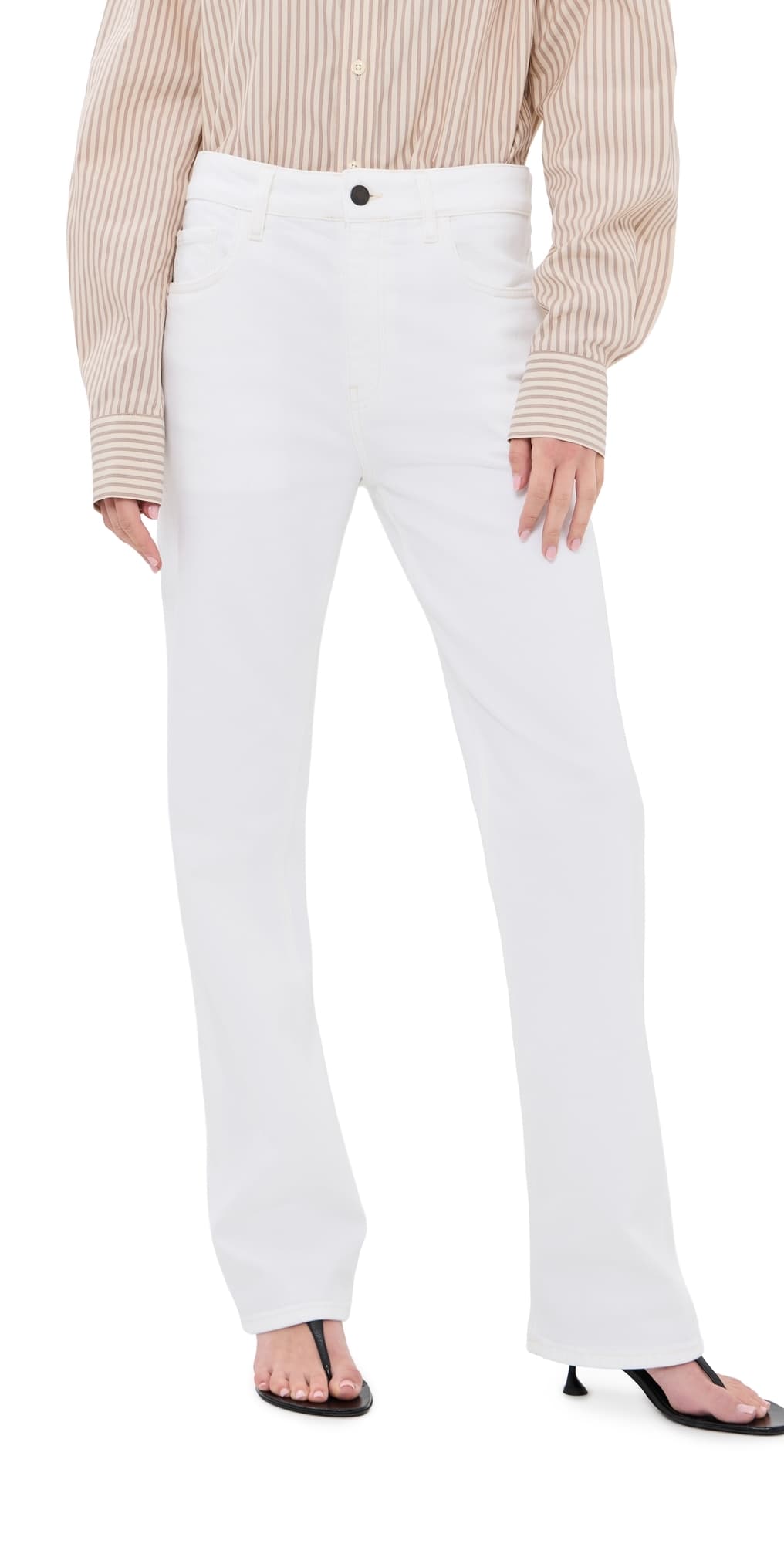 Kallmeyer Farah Classic Bootcut Jeans Talc
