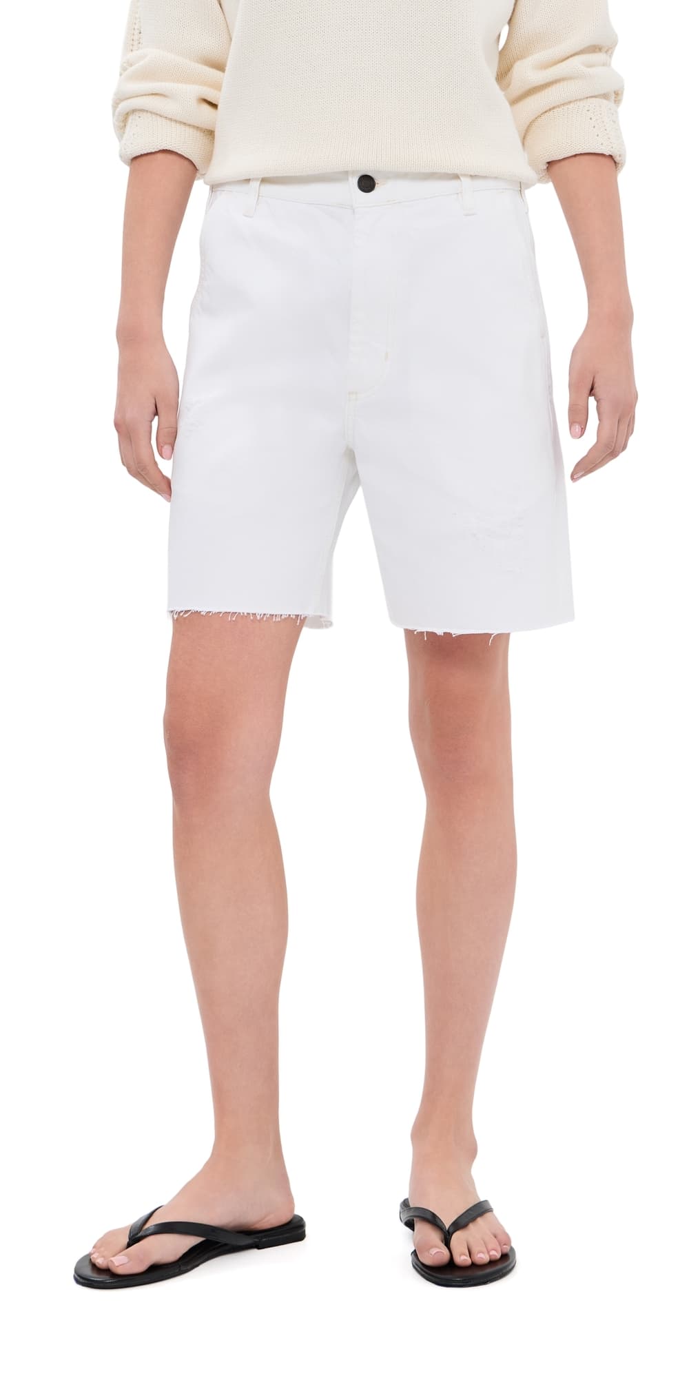 Kallmeyer Ellis Skate Denim Shorts Talc