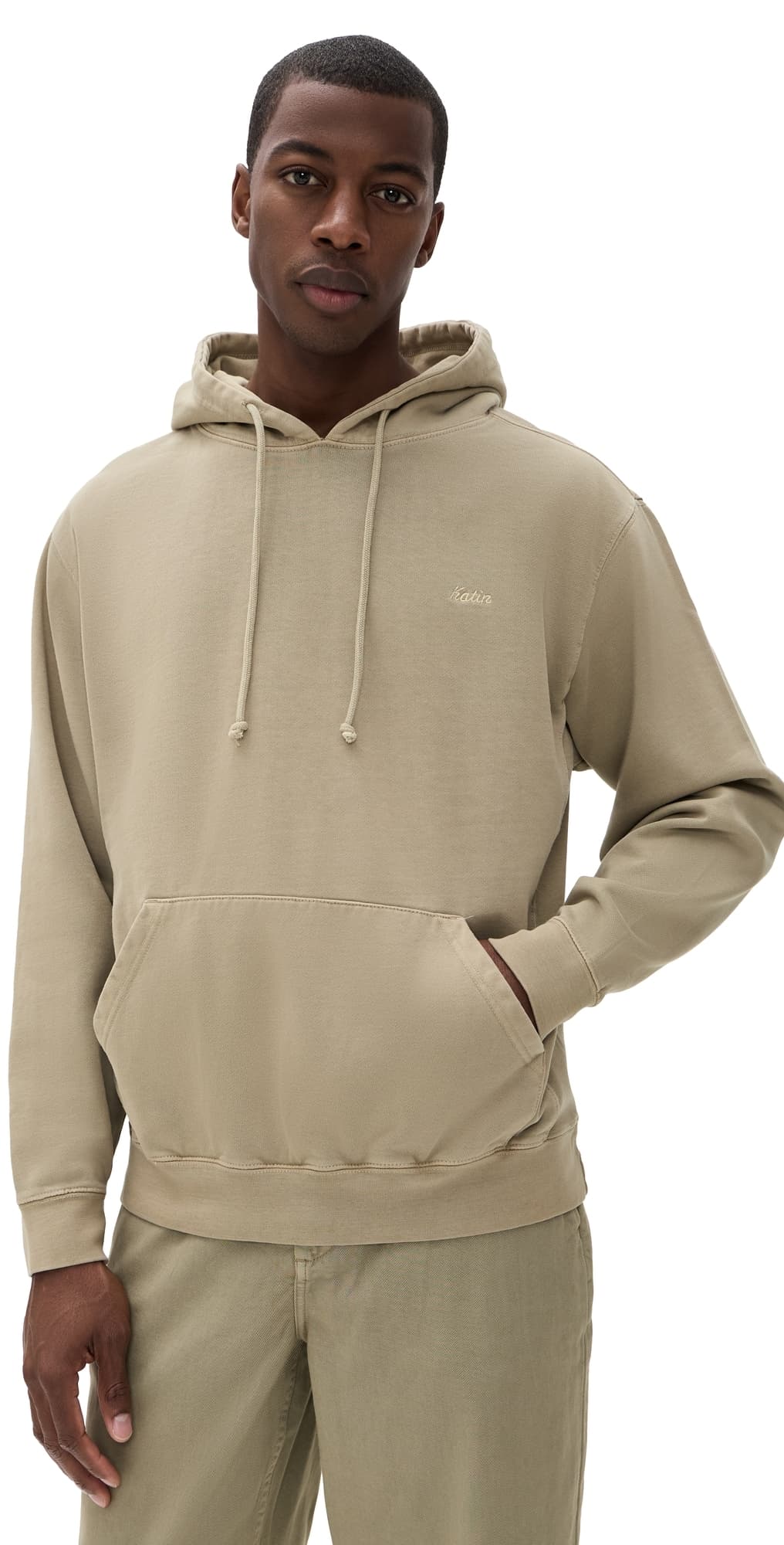 Katin Hooded Fleece Sweatshirt Vintage Khaki