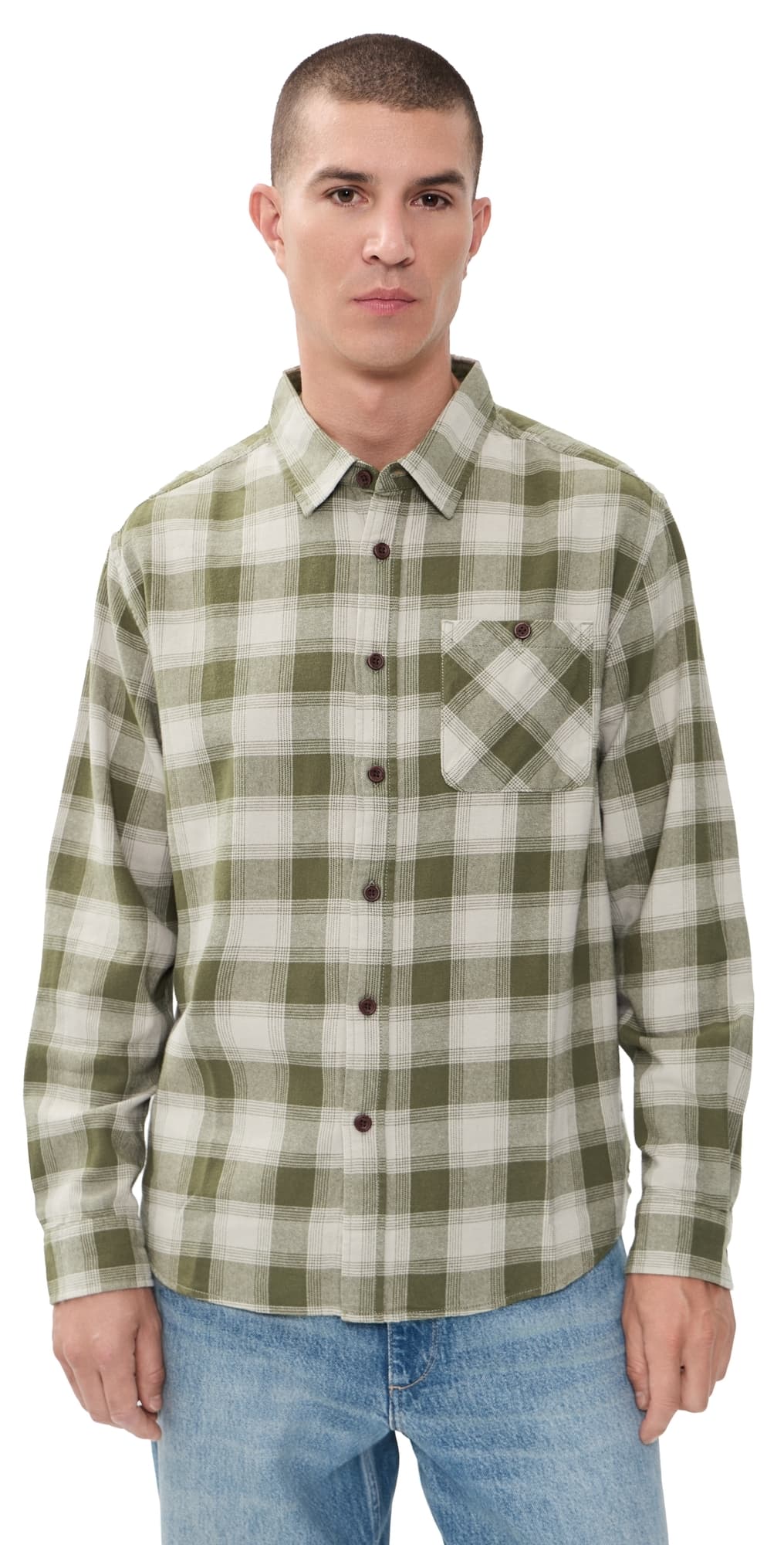 Katin Derek Flannel Olive