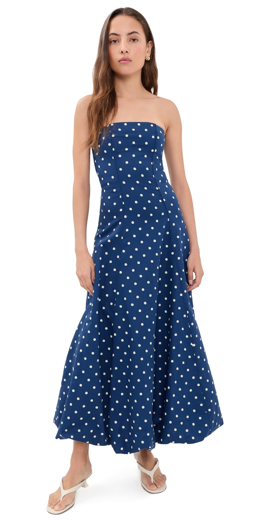 Kivari Lily Maxi Dress Navy Yellow