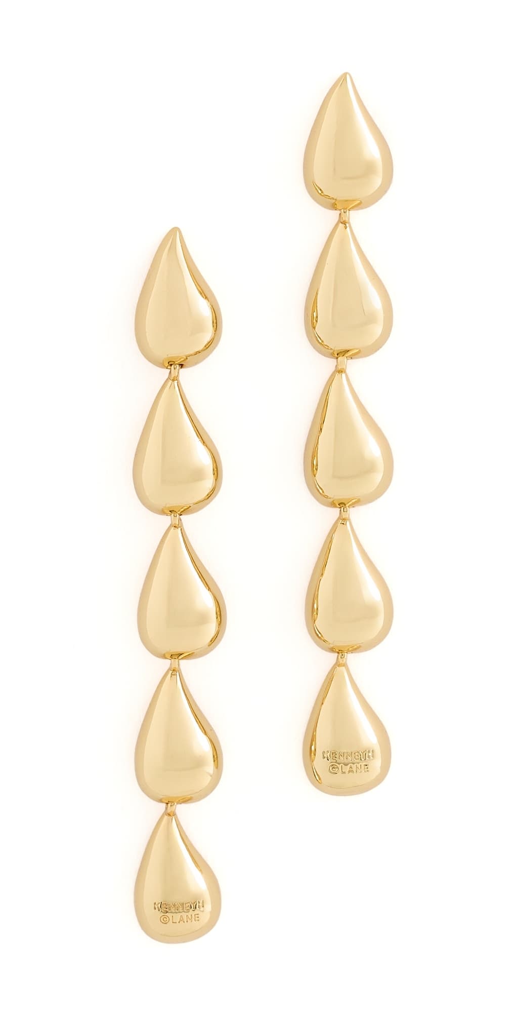 Kenneth Jay Lane Gold Teardrop Earrings Gold · One Size