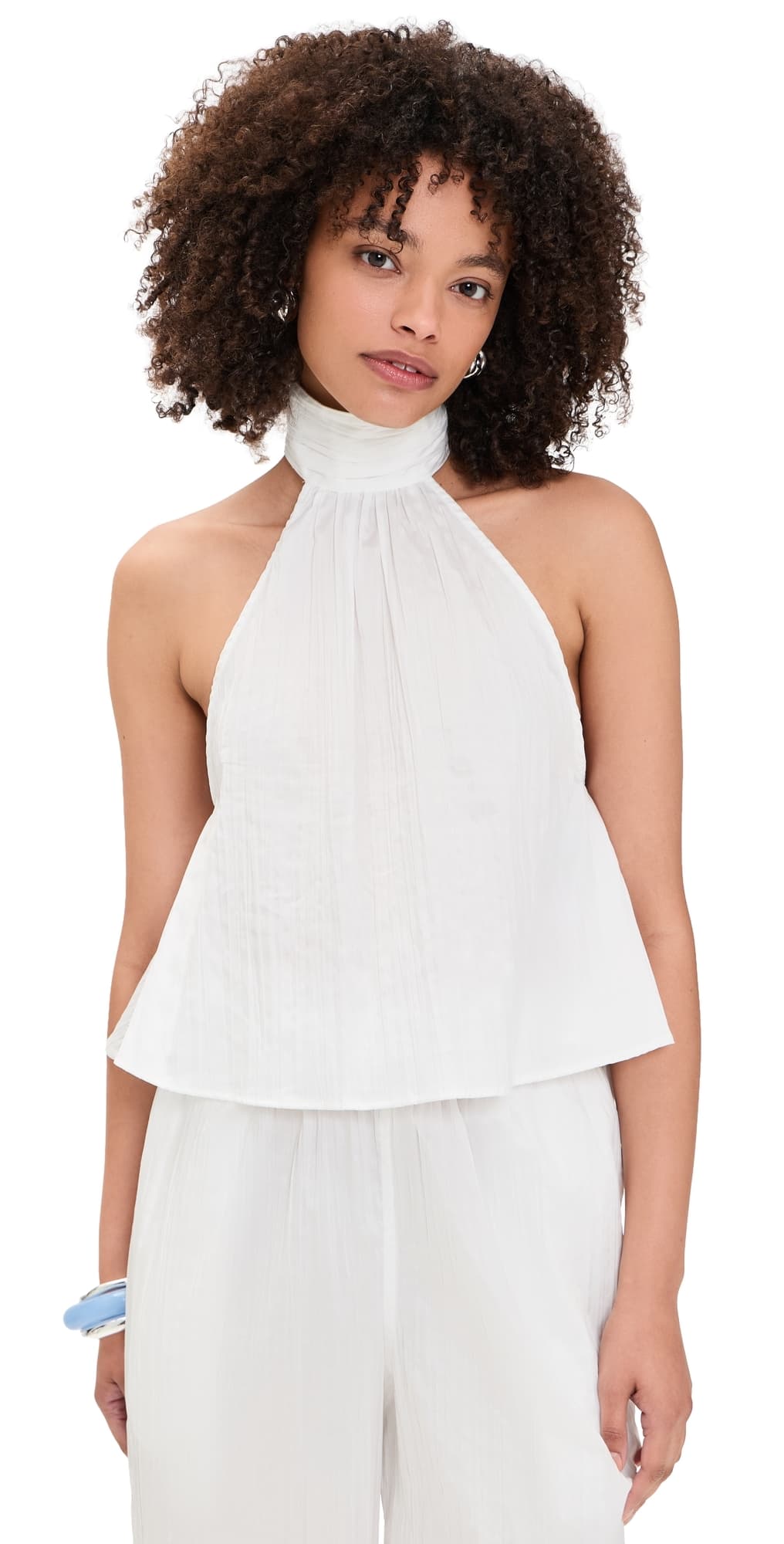 The Line by K Tess Top White