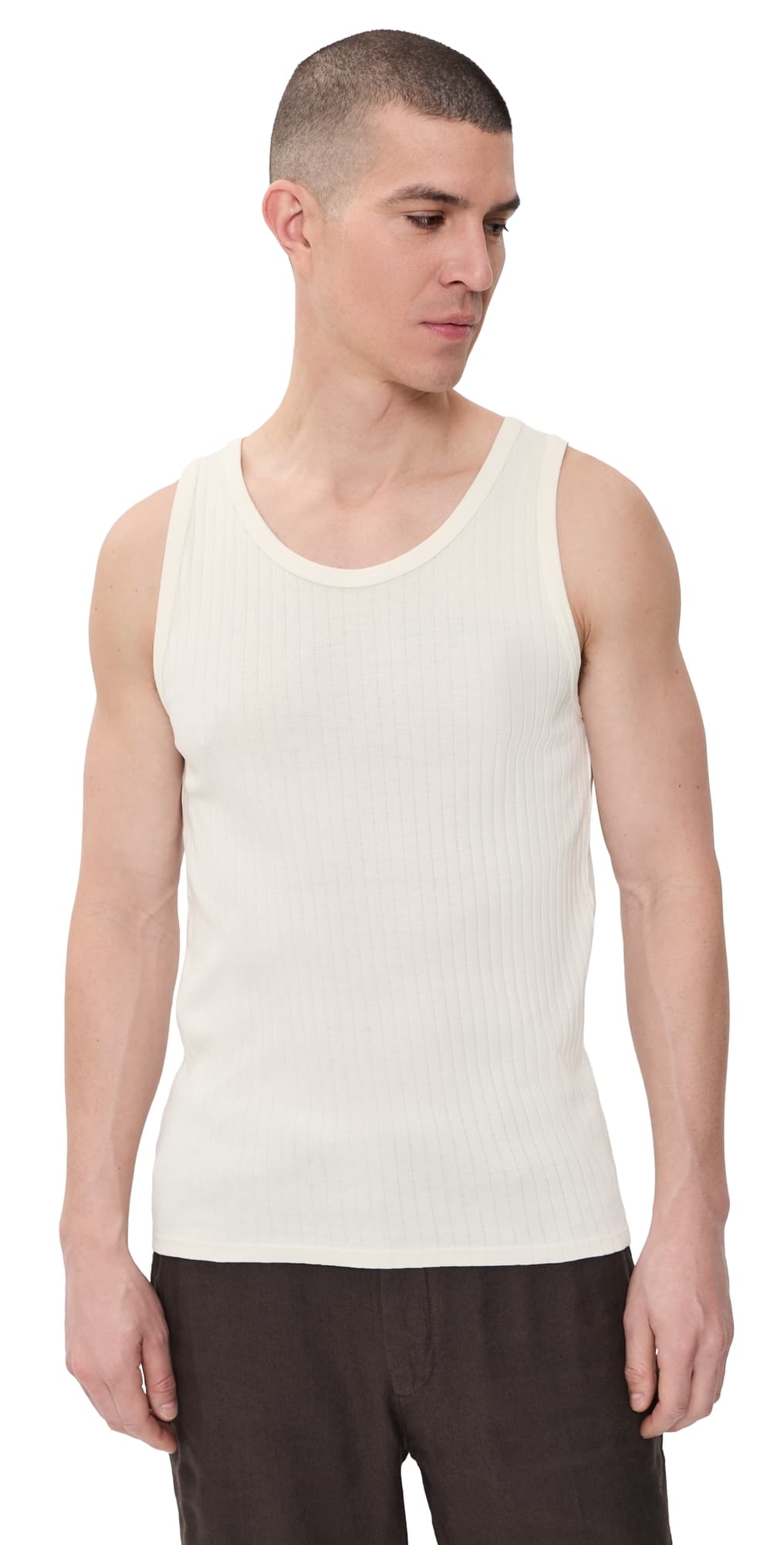 Knickerbocker Rib Tank Milk