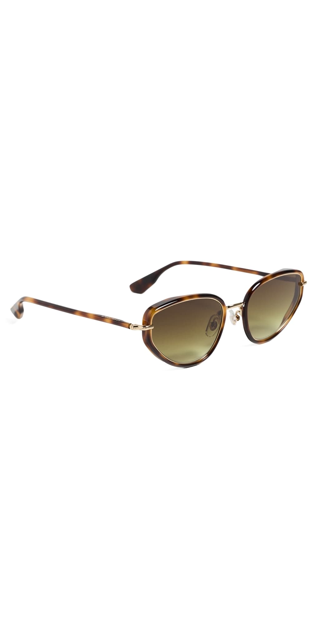 Krewe Leah Sunglasses 18k & Maple