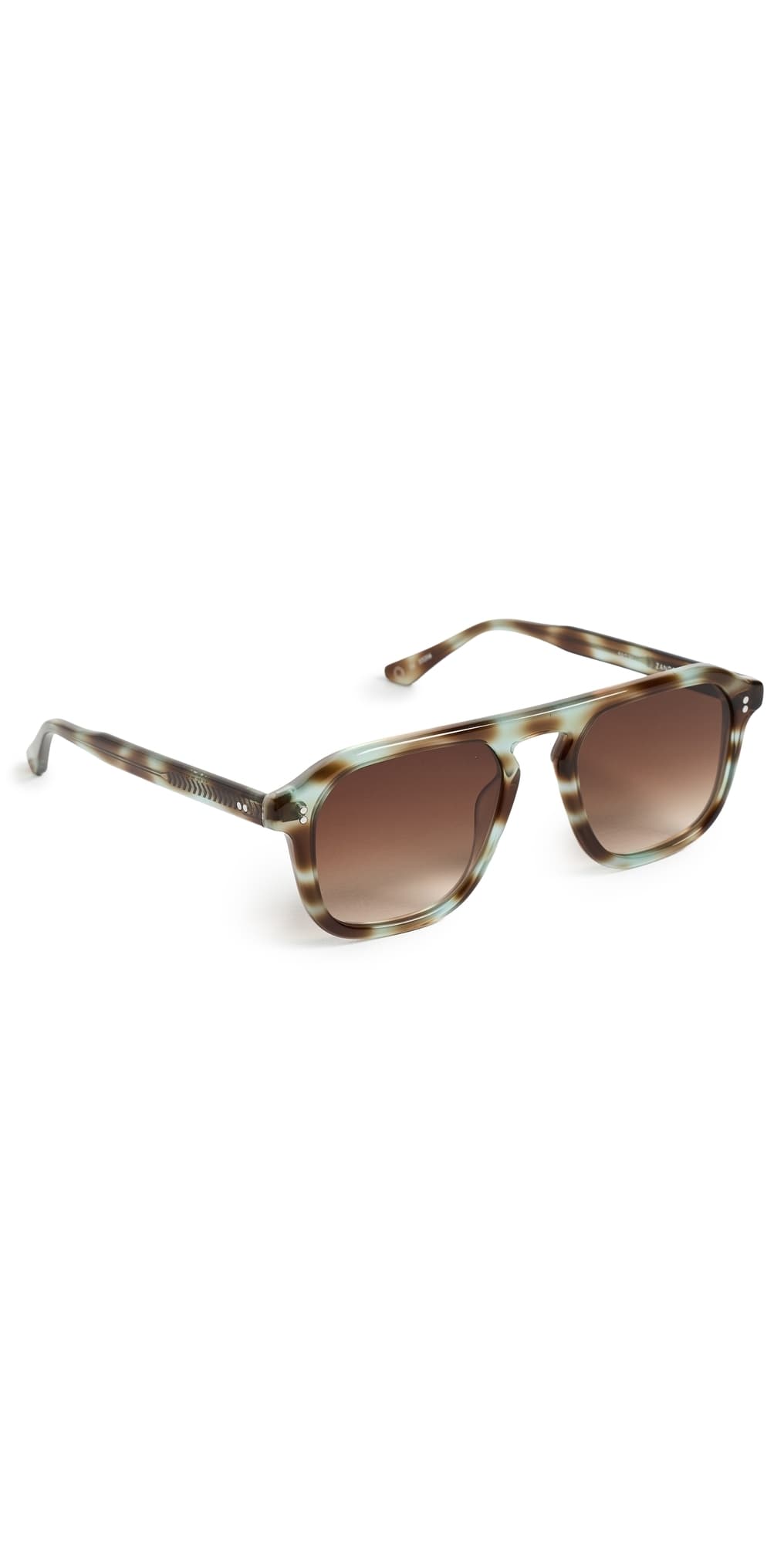 Krewe Zander Sunglasses Aquamarine Tortoise · One Size