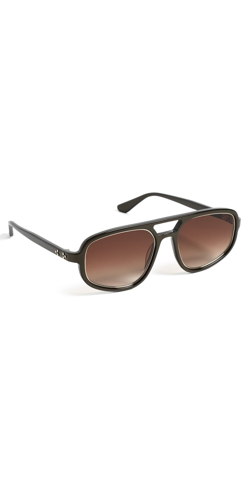 Krewe Jordan Sunglasses Bronze Metallic/12k · One Size