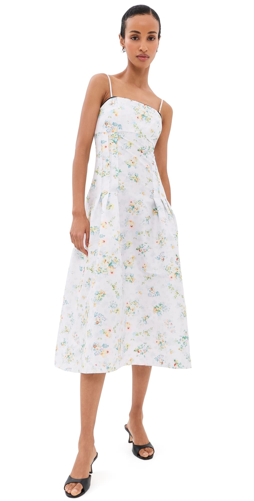 Kika Vargas Lena Midi Dress Pastel