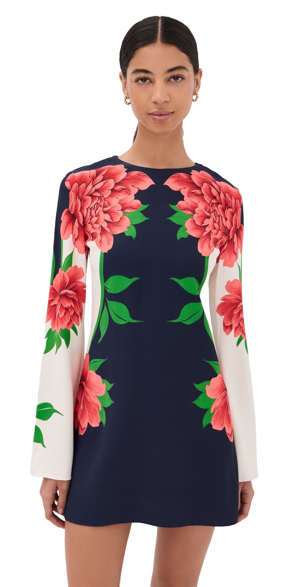 La DoubleJ Mini Supremes Swing Dress Queen Peony Placee