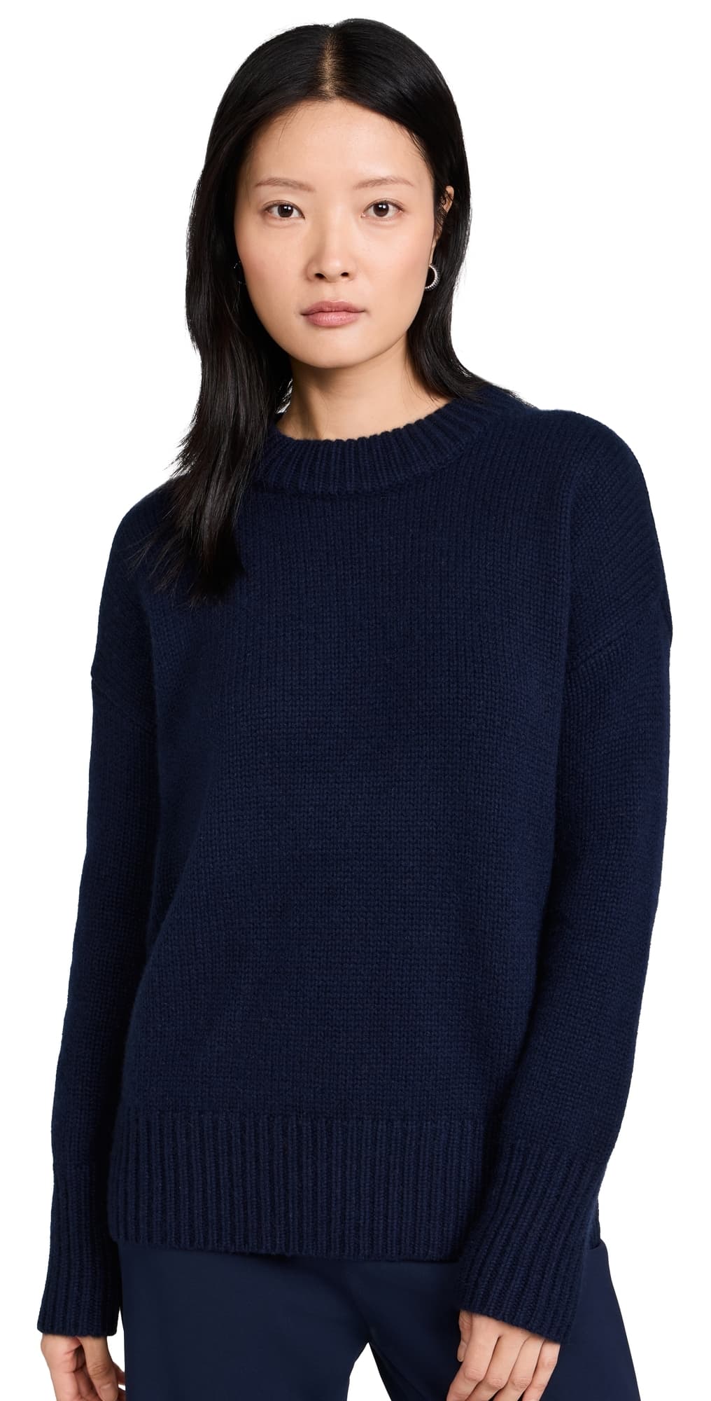 La Ligne Solid Marin Sweater Navy