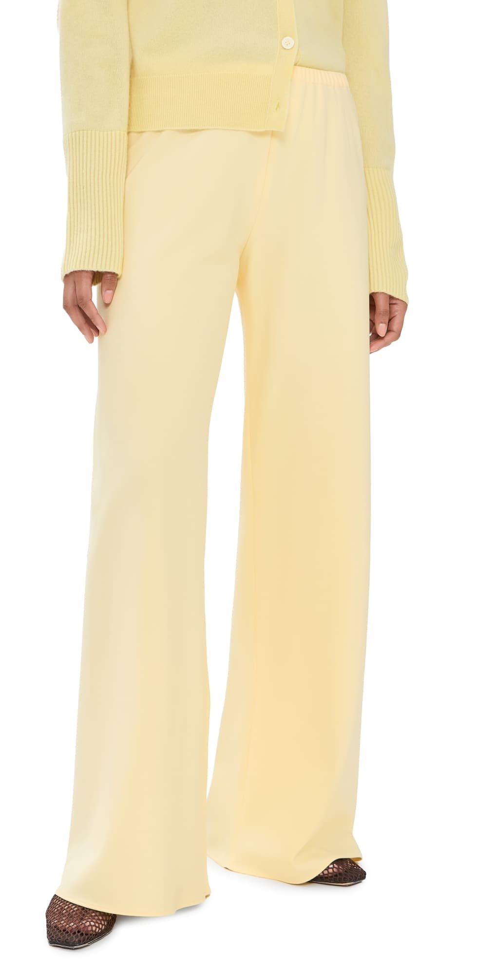 La Ligne Crepe Colby Pants Butter