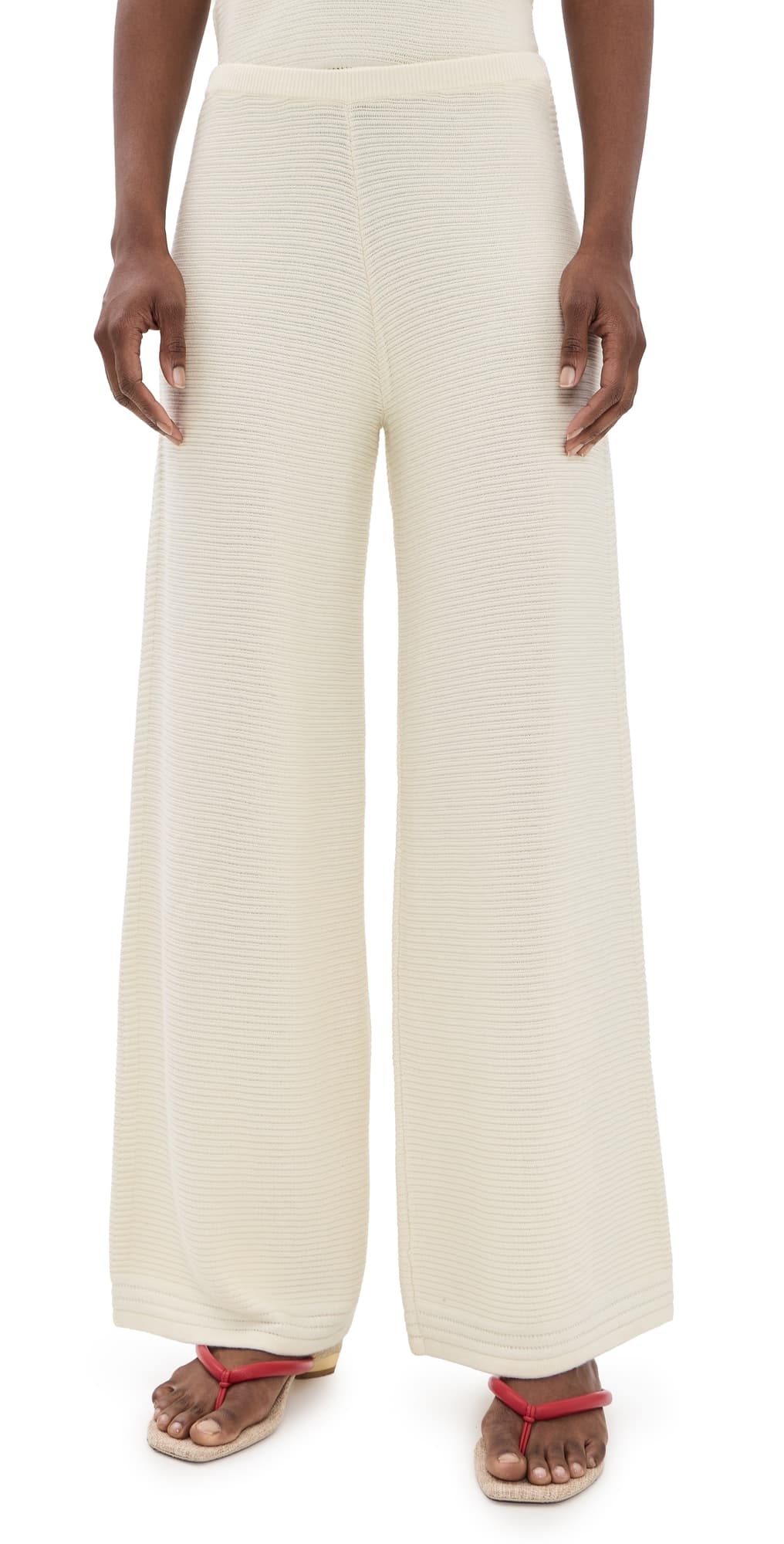 La Ligne Crochet Pants Ivory