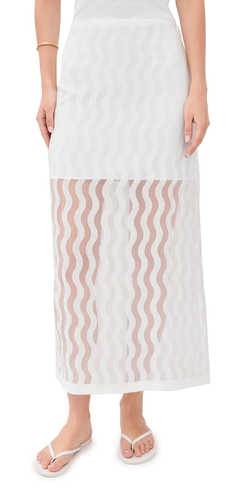 La Ligne Alexi Skirt White