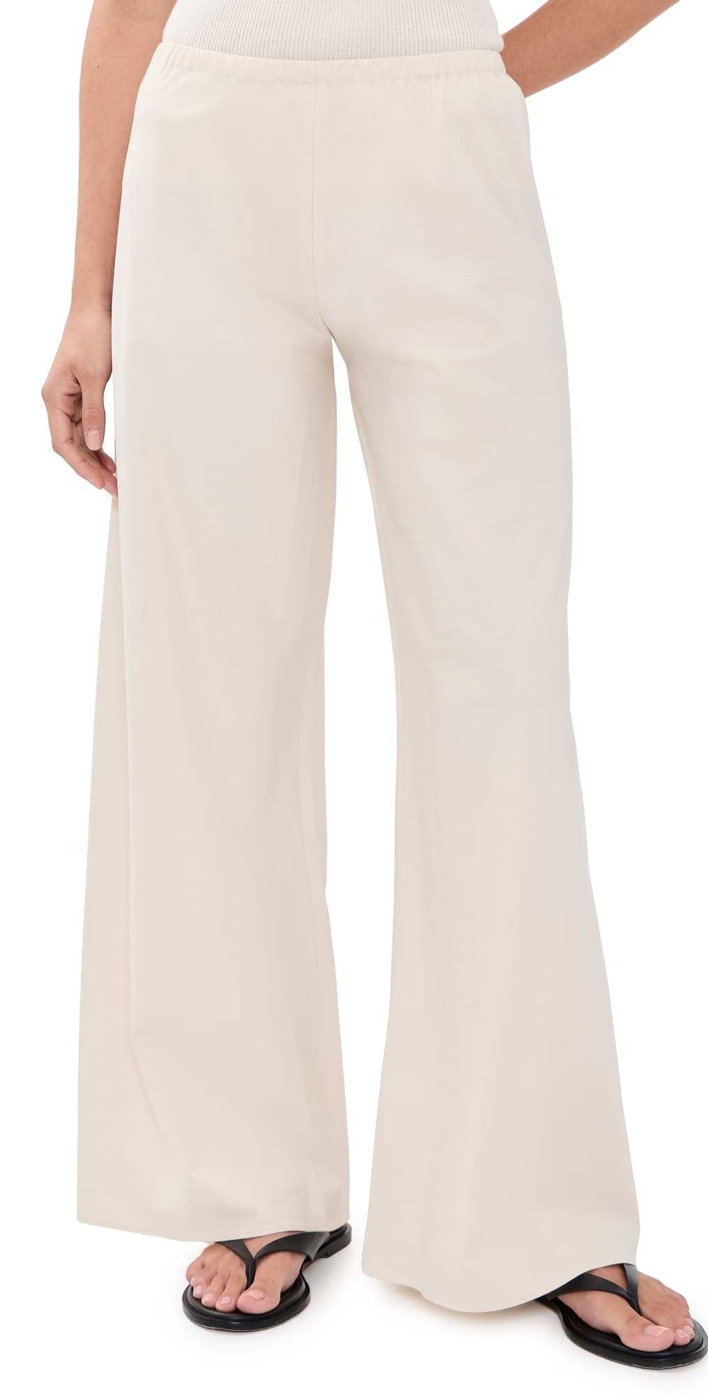 La Ligne Colby Poplin Pants Bone