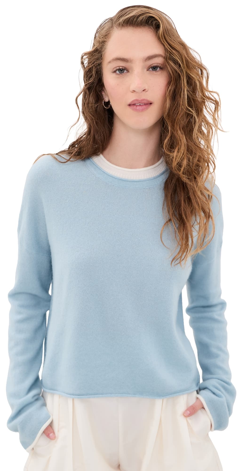 La Ligne Dominick Sweater Sky/Ivory