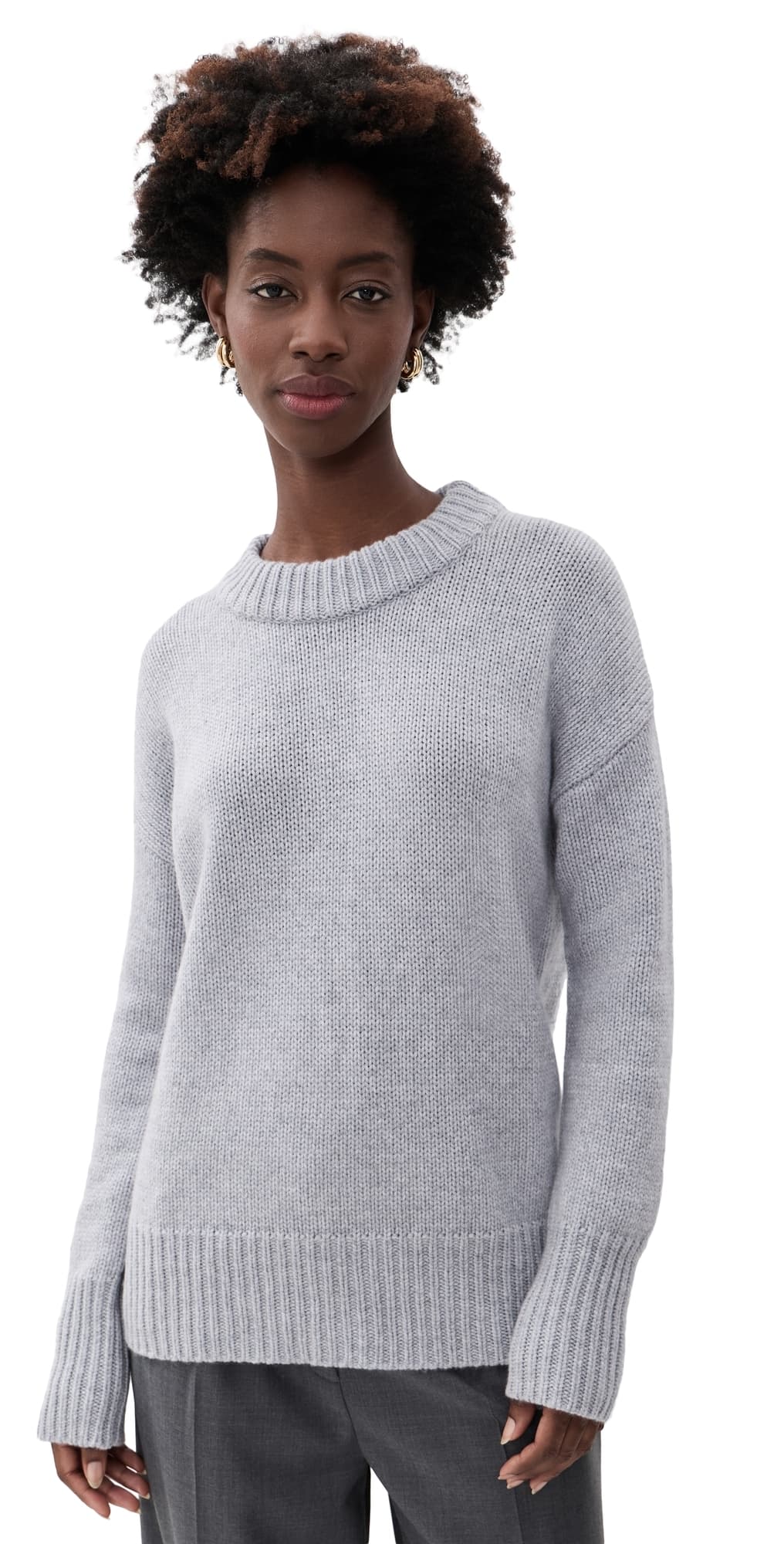 La Ligne Solid Marin Sweater Grey