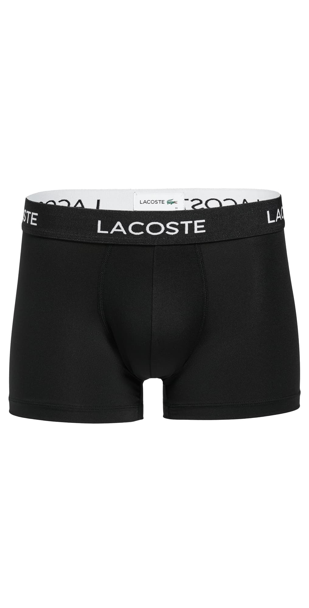 Lacoste Microfiber Trunks 3 Pack Black