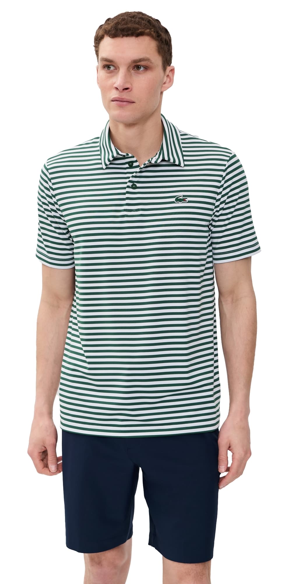 Lacoste Golf Performance Polo Vert/Blanc