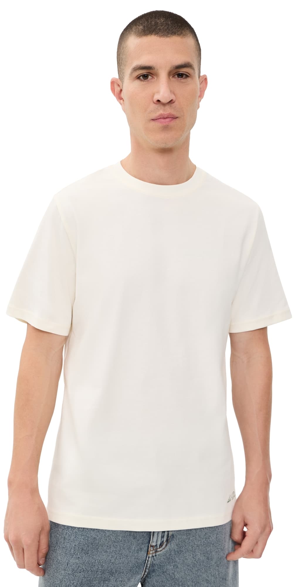 Les Deux Plant T-Shirt Light Ivory