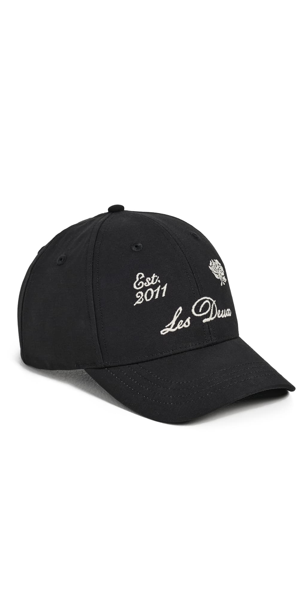 Les Deux Deux Baseball Cap Black