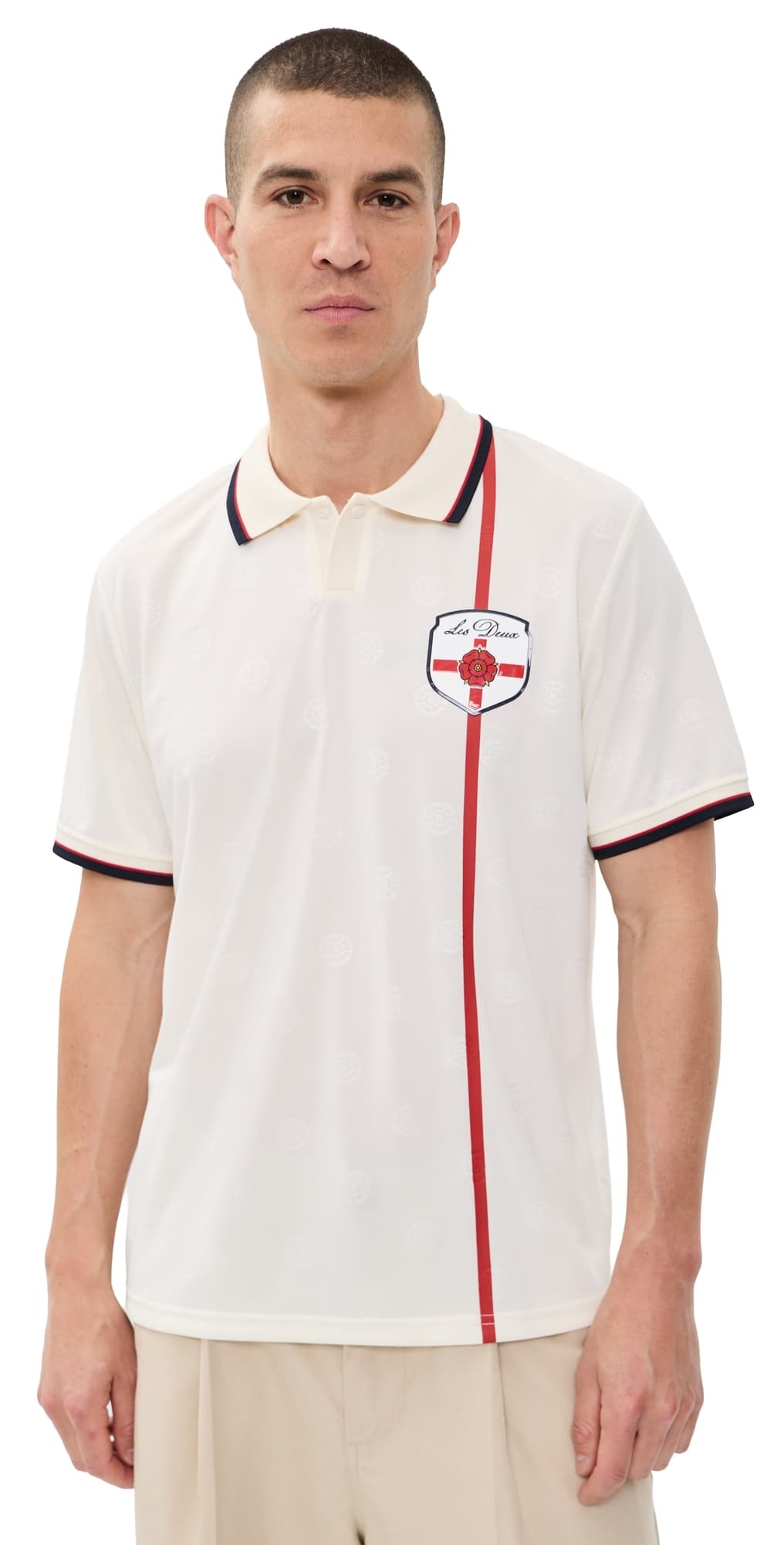 Les Deux England Football Jersey Light Ivory