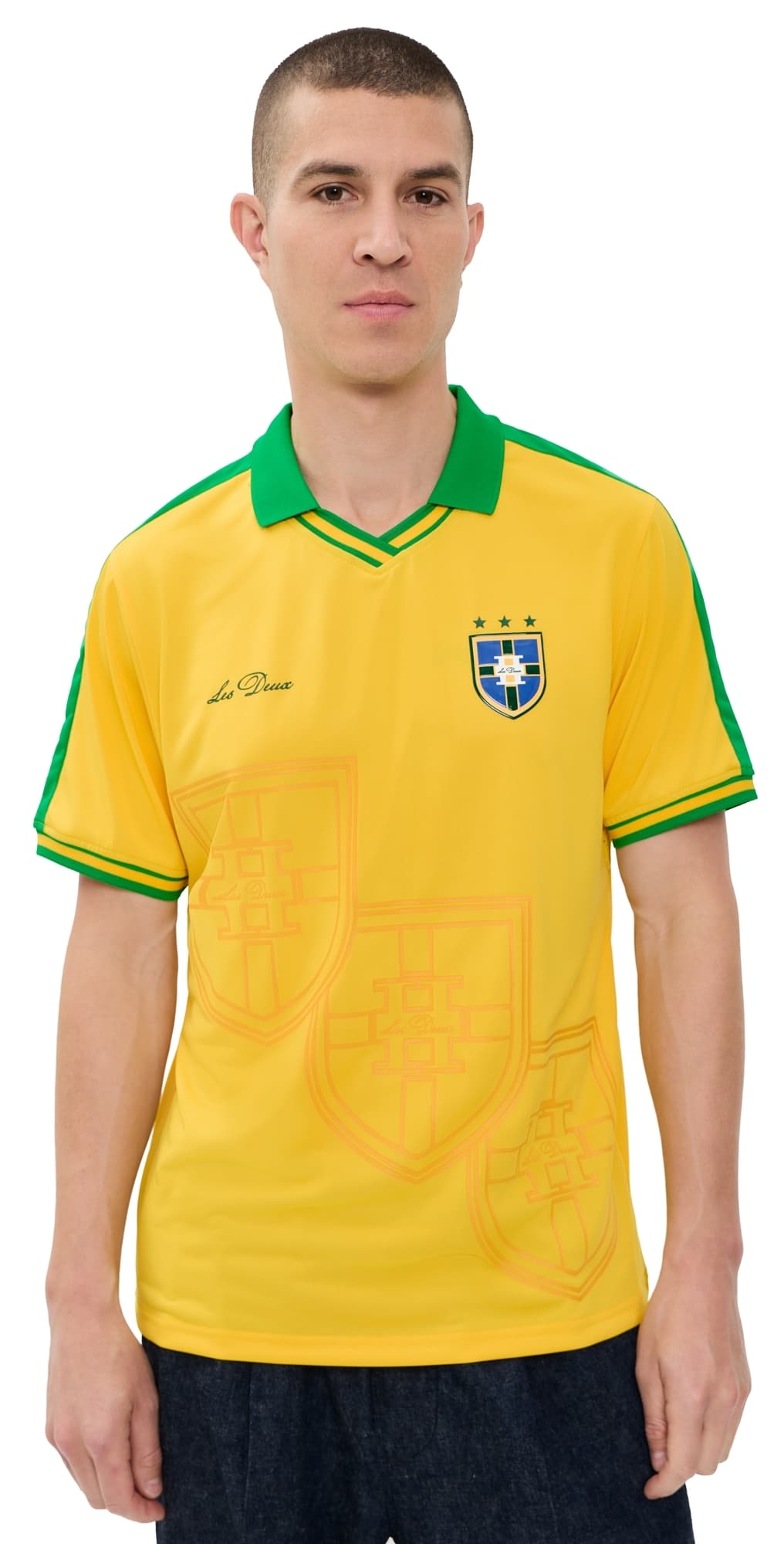 Les Deux Brazil Football Jersey Lemon Yellow