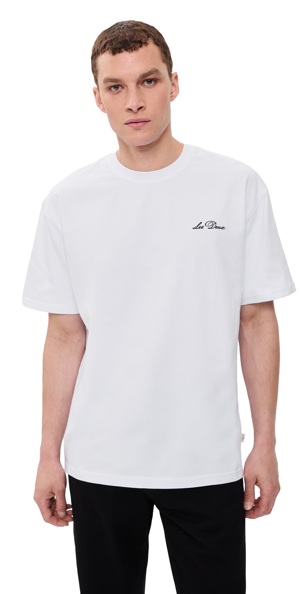 Les Deux Crew T-Shirt White/Black