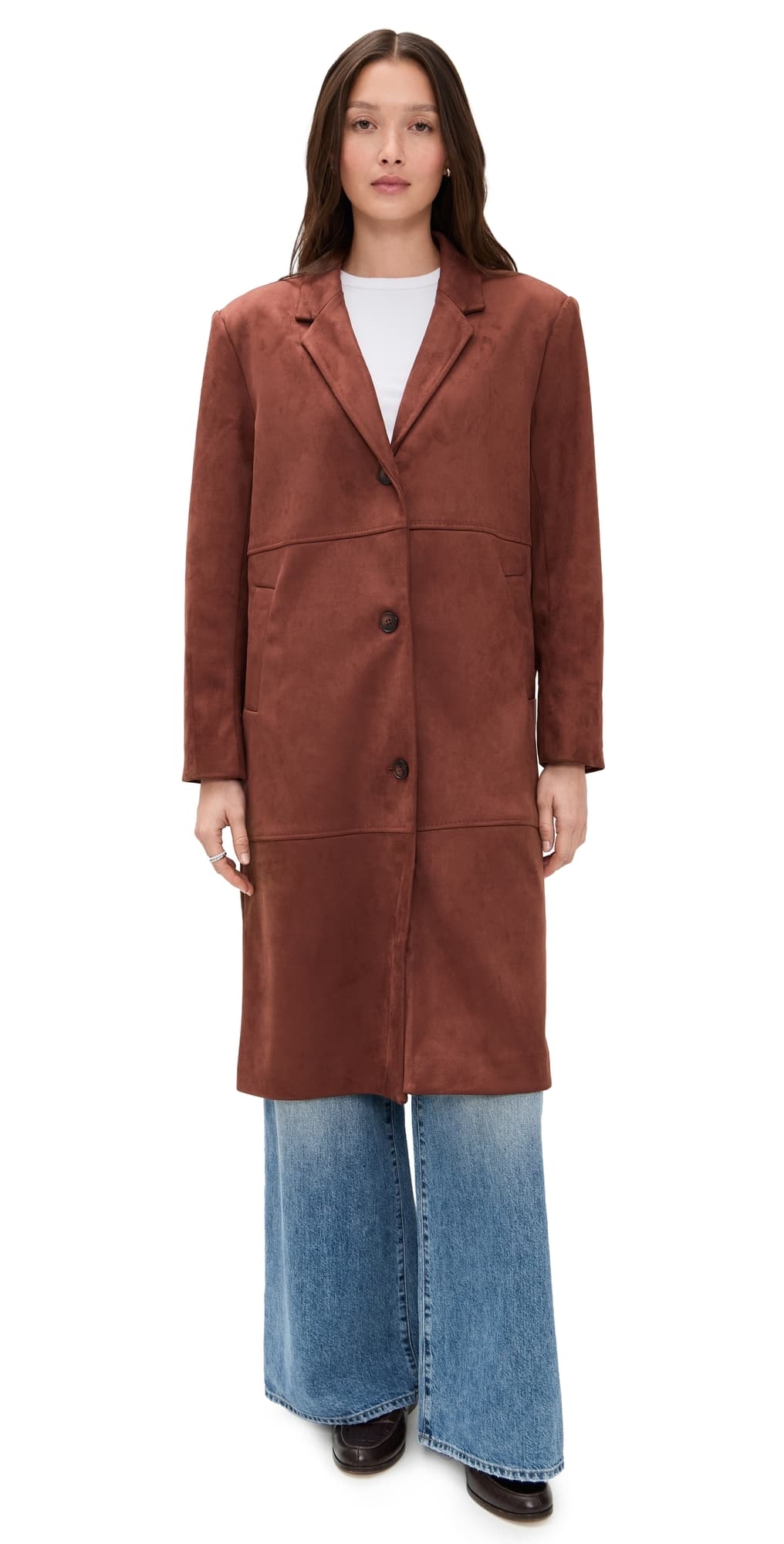 LE BOP Maisie Faux Suede Jacket Cappucino