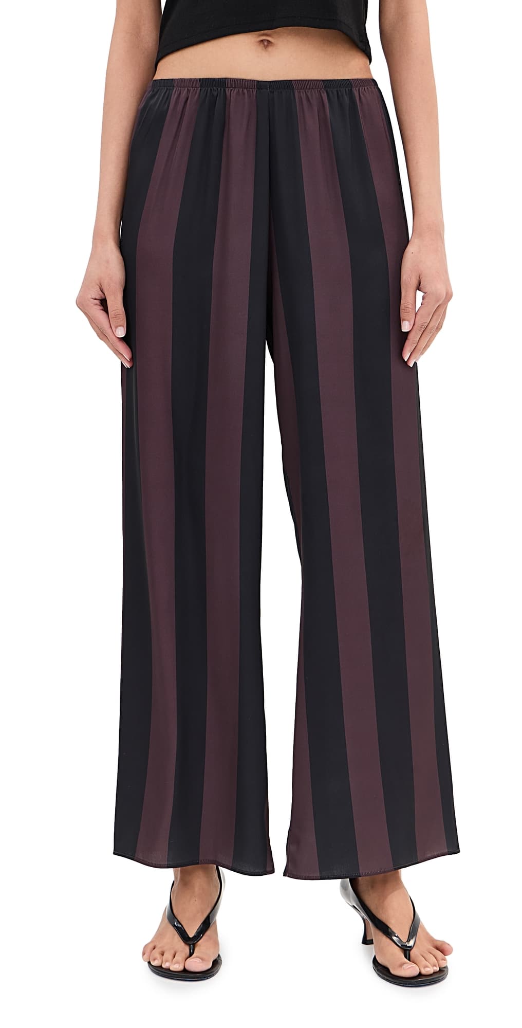 LE BOP Ellie Pants Chocolate/Black Stripe