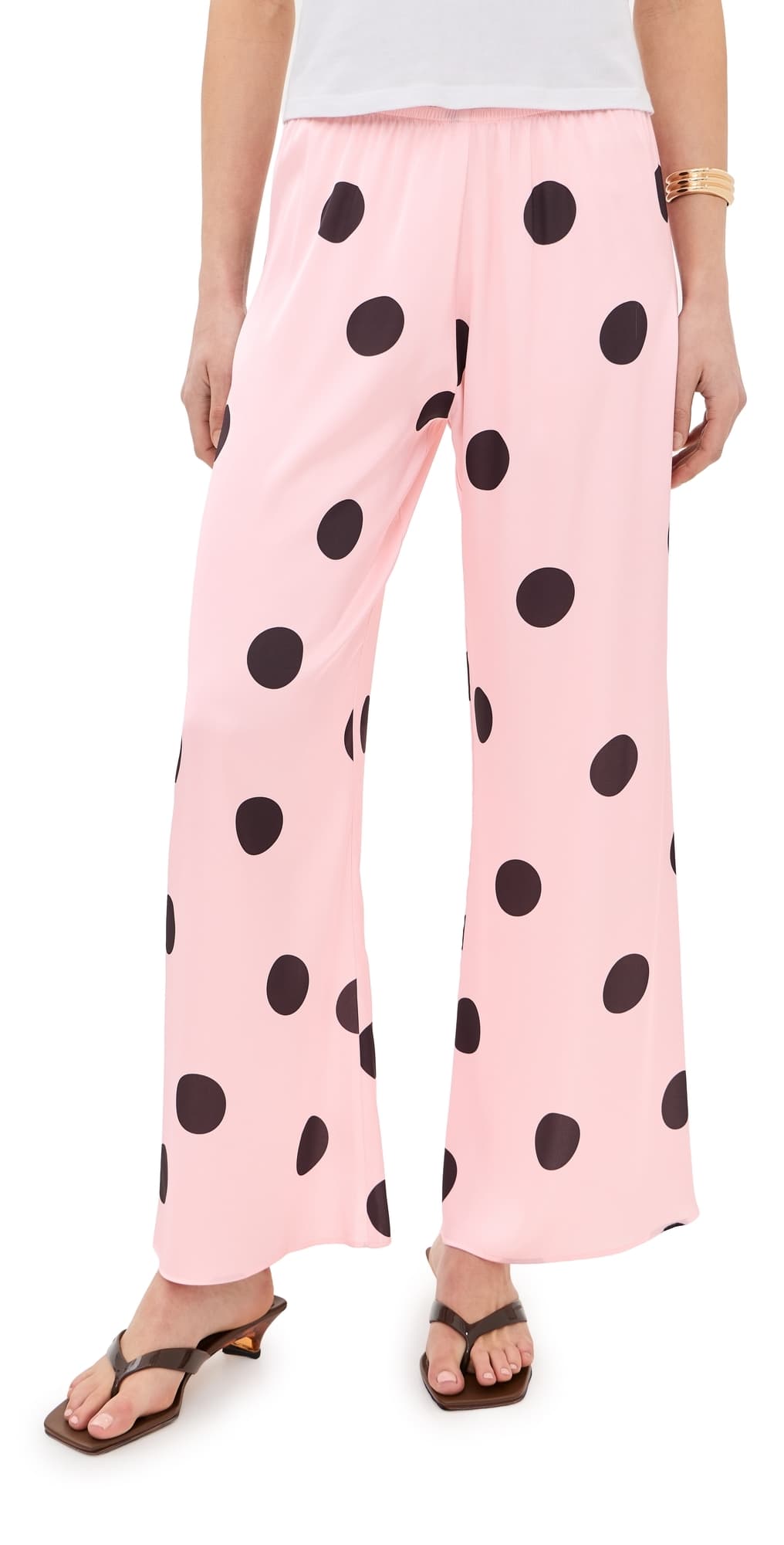 LE BOP Ellie Pants Pink/Brown Dot
