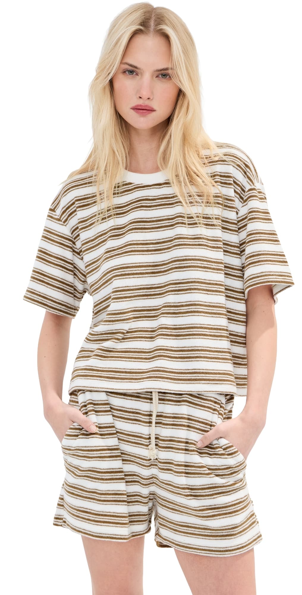 LE BOP Poppy Tee White/Chocolate