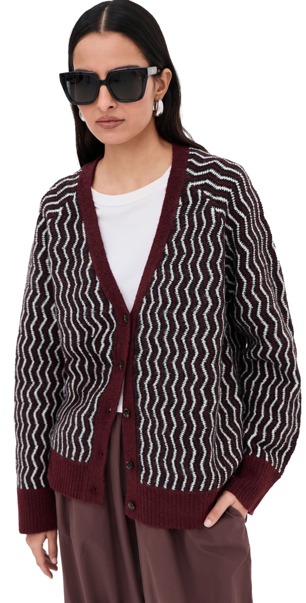 LE BOP Elle Oversized Cardigan Midnight