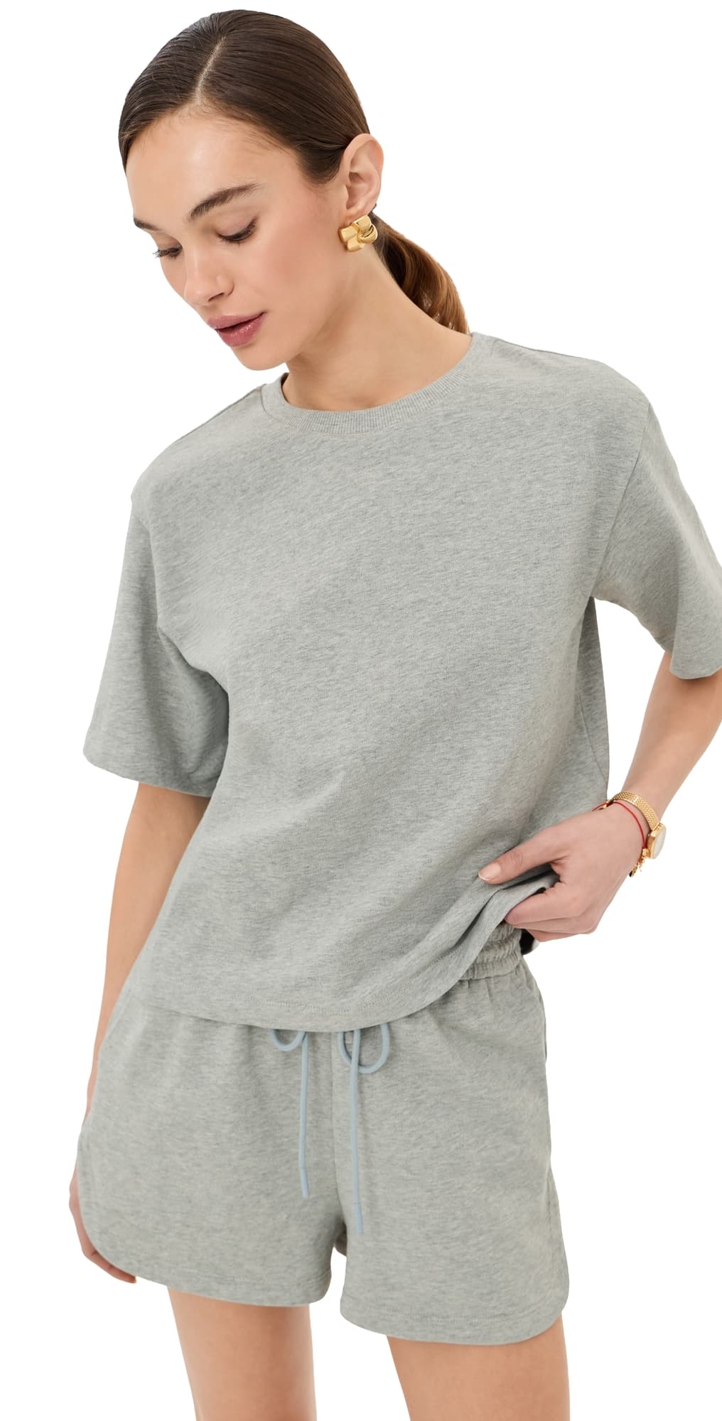 LE BOP Rory Tee Heather Grey