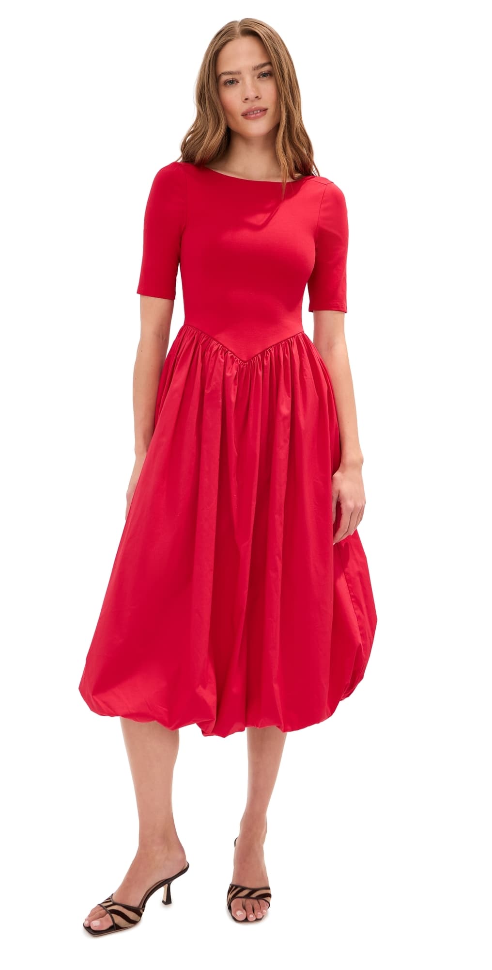 LE BOP Gracie Dress Poppy Red