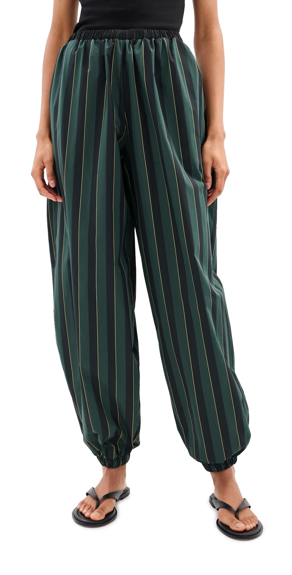 LE BOP Adeline Balloon Pants Hunter Stripe