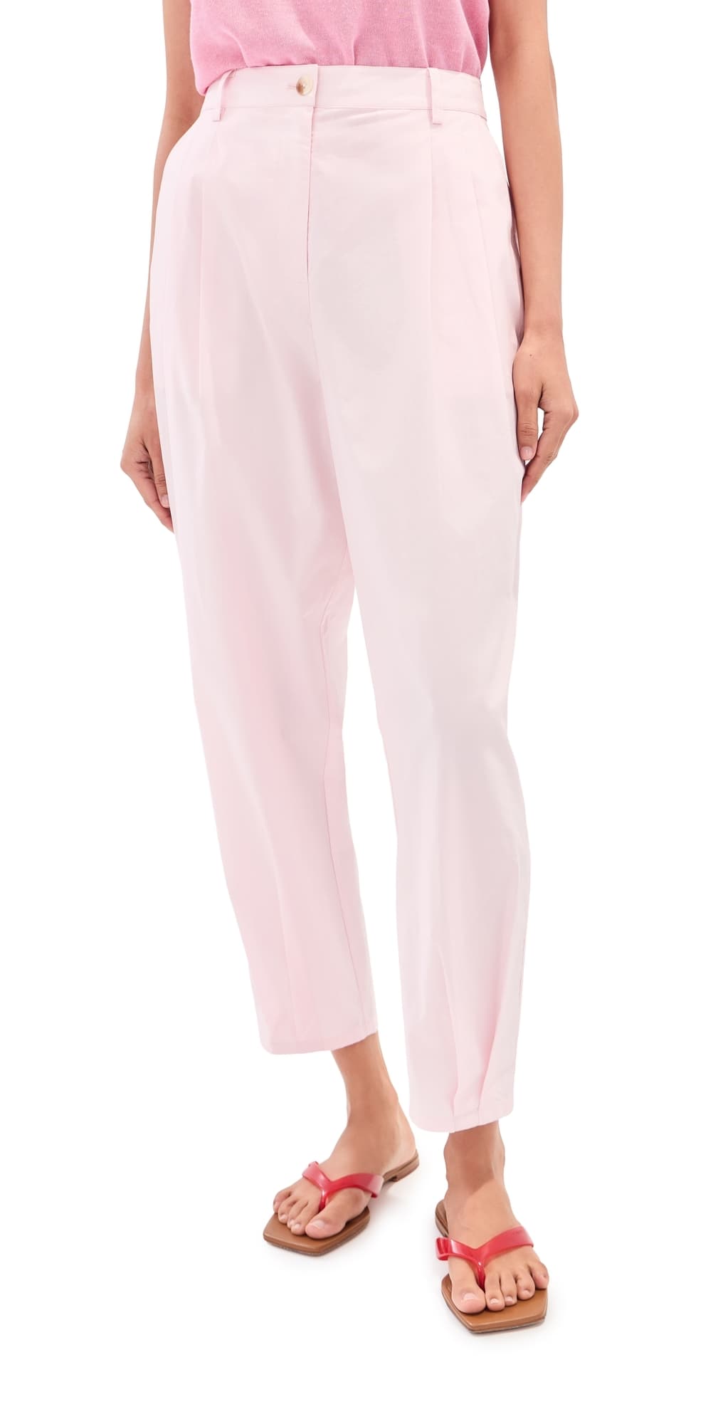 LE BOP Wilder Poplin Pants Pale Pink