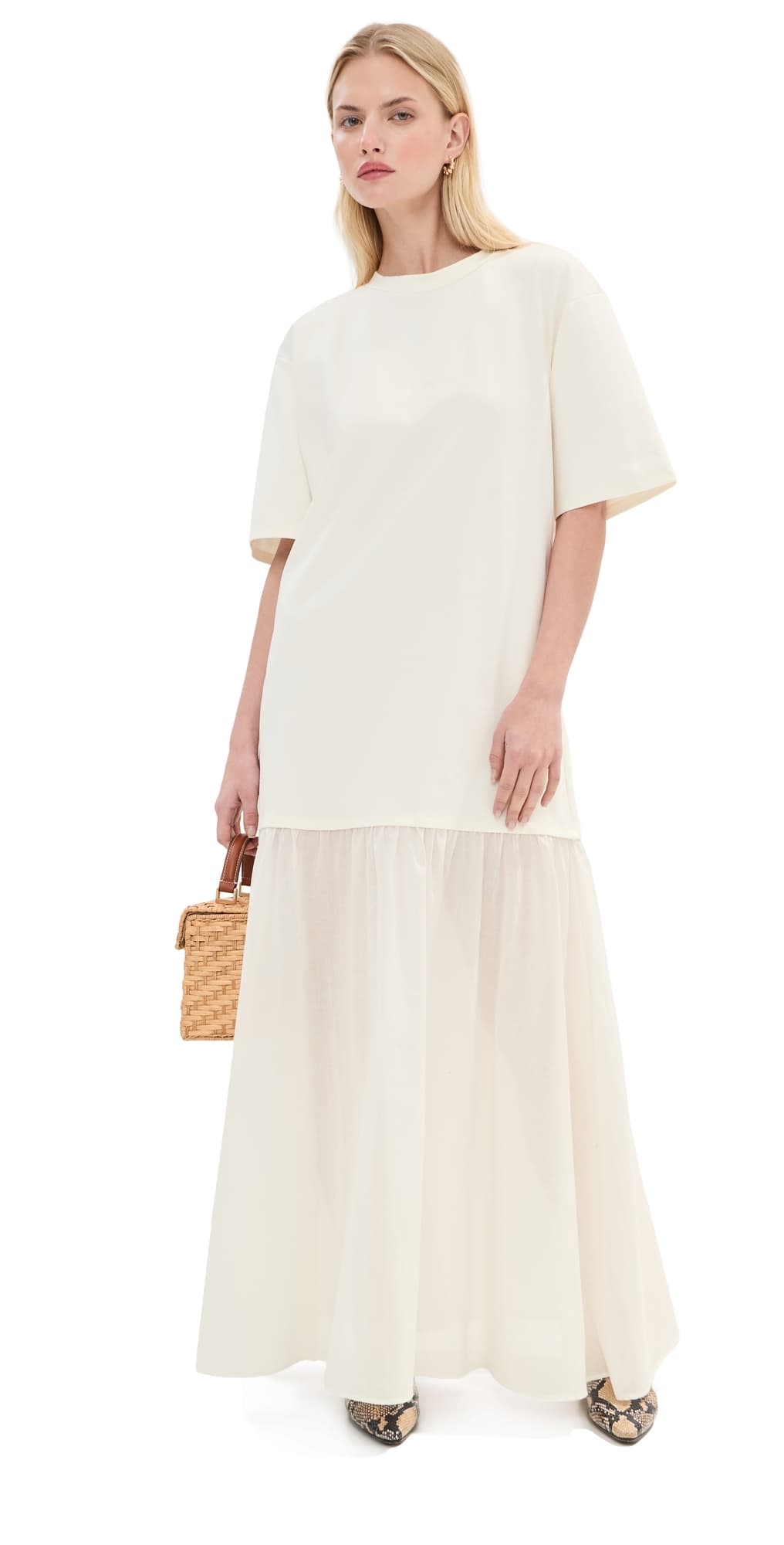 LE BOP Camden Maxi Dress White