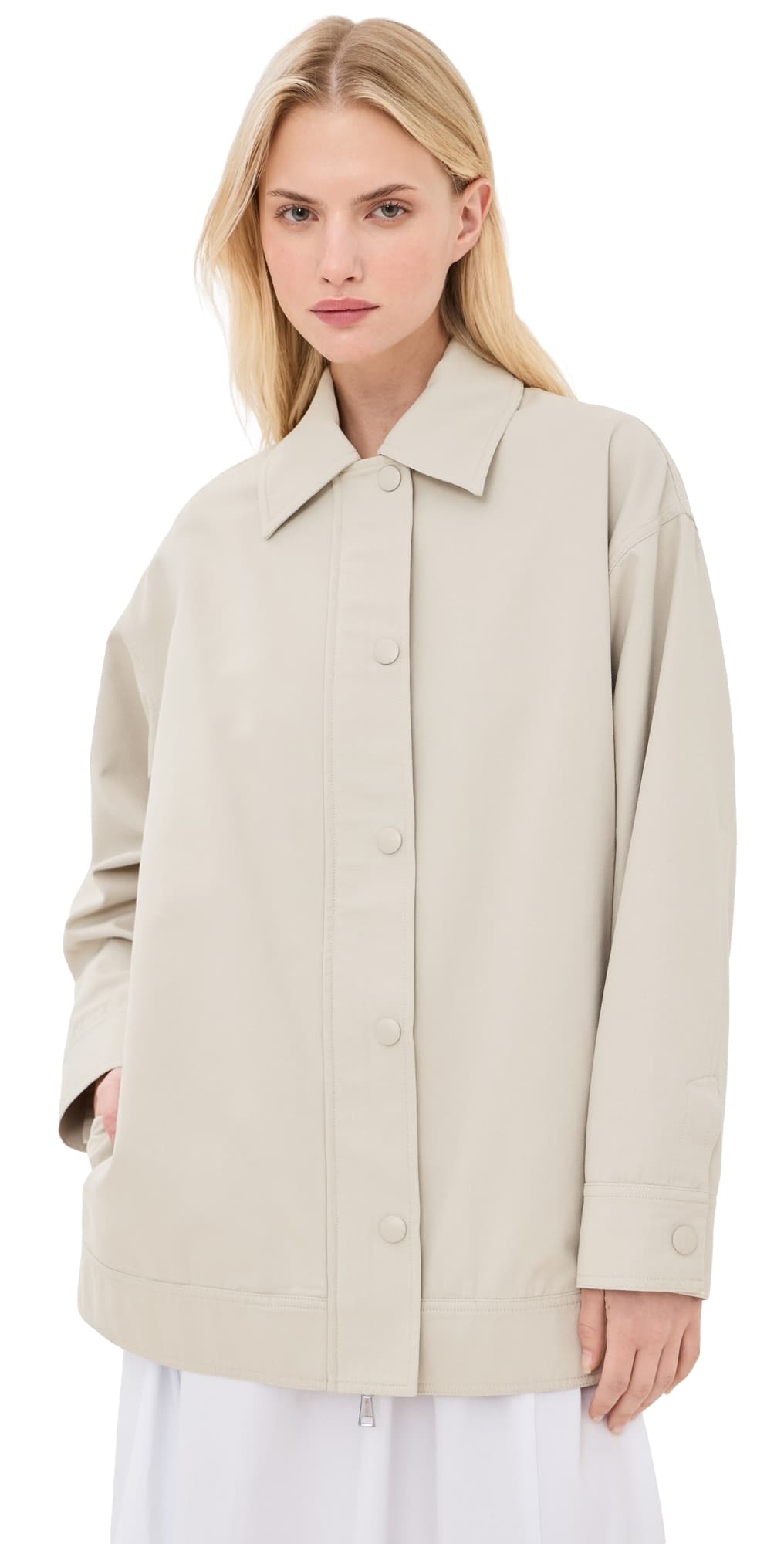 LE BOP x Mally K. Goldman Mally Oversized Jacket Stone