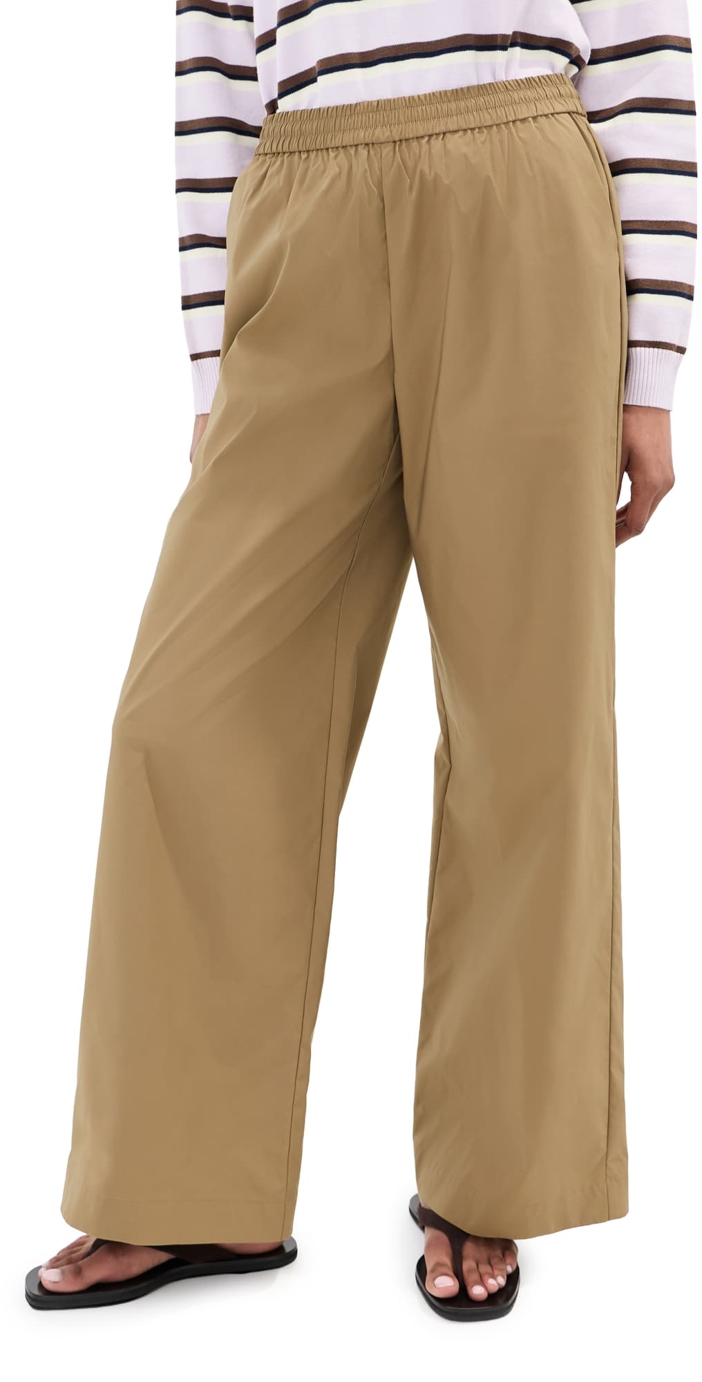 LE BOP Arden Wide Leg Pants Hazelnut