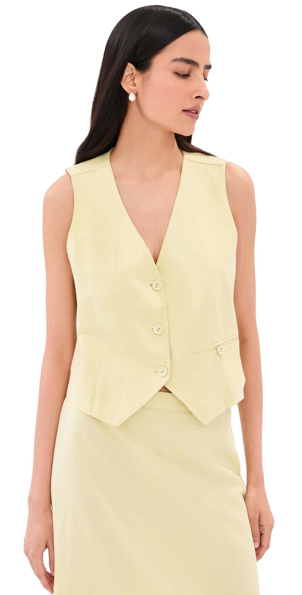 LE BOP Simone Vest Honeydew