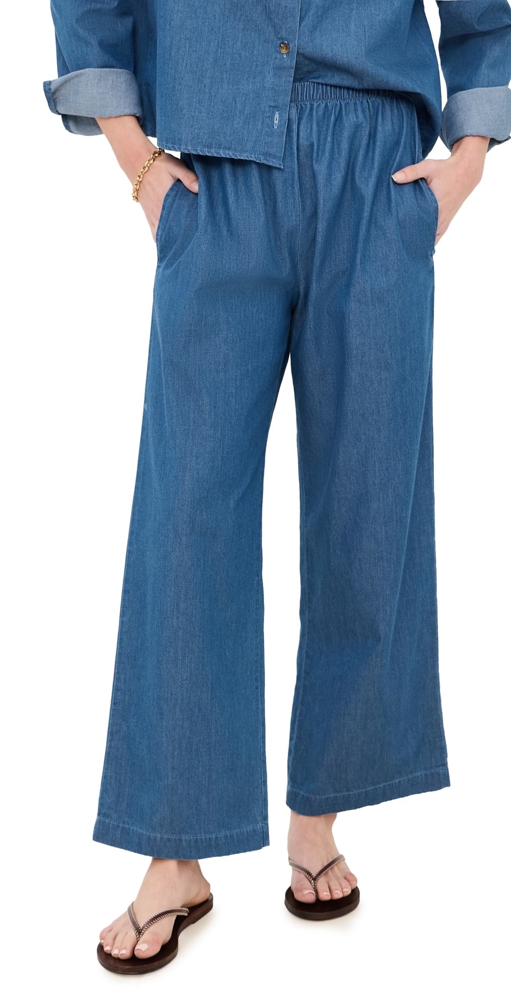 LE BOP x Mally K. Goldman Montana Pants Indigo