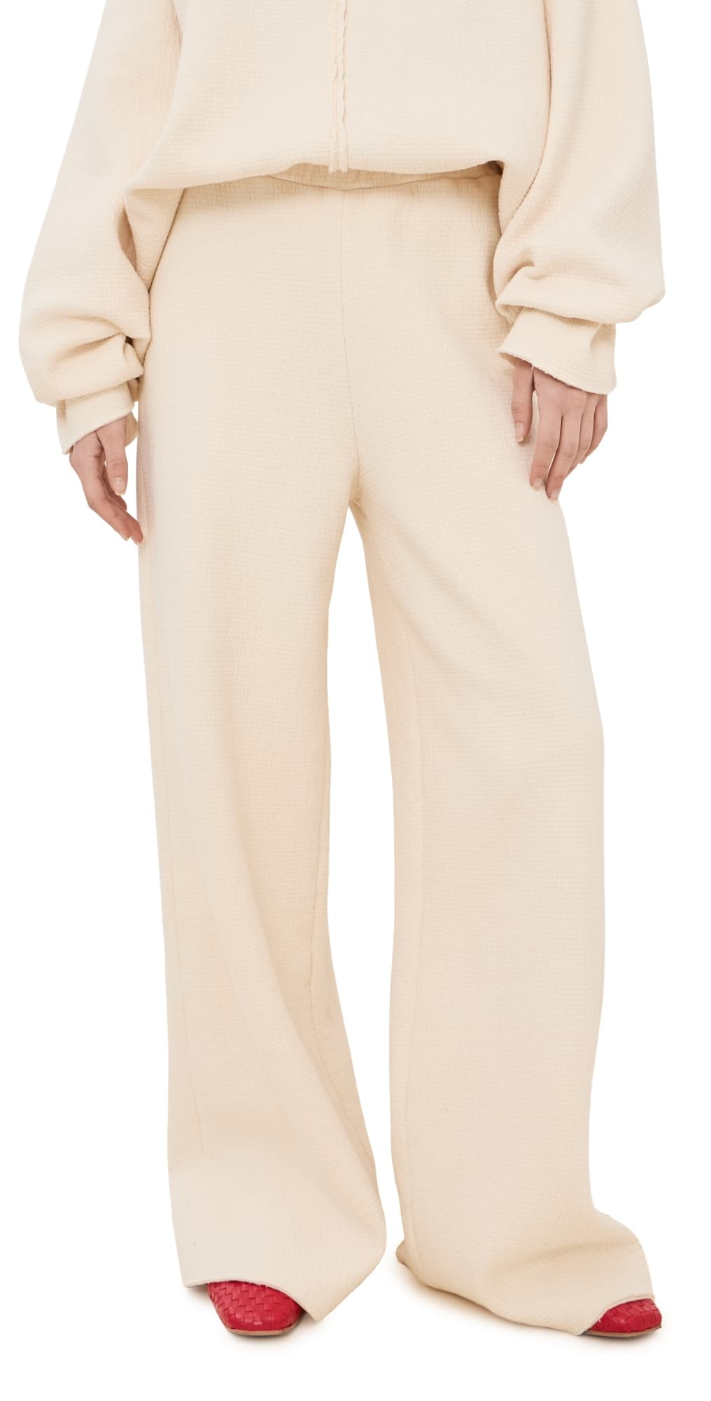 LE BOP x Mally K. Goldman Colony Oversized Pants Natural