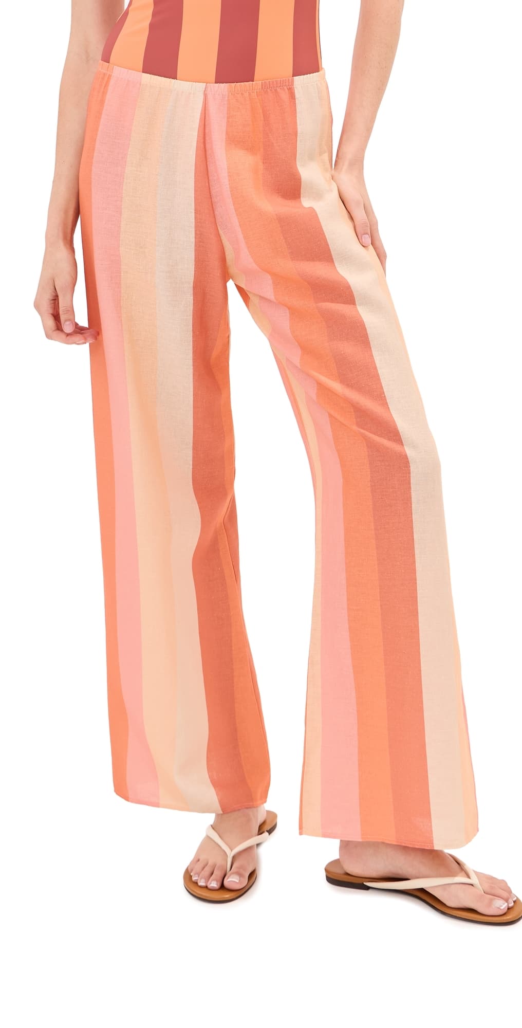 LE BOP Ombre Eli Pants Melon Ombre