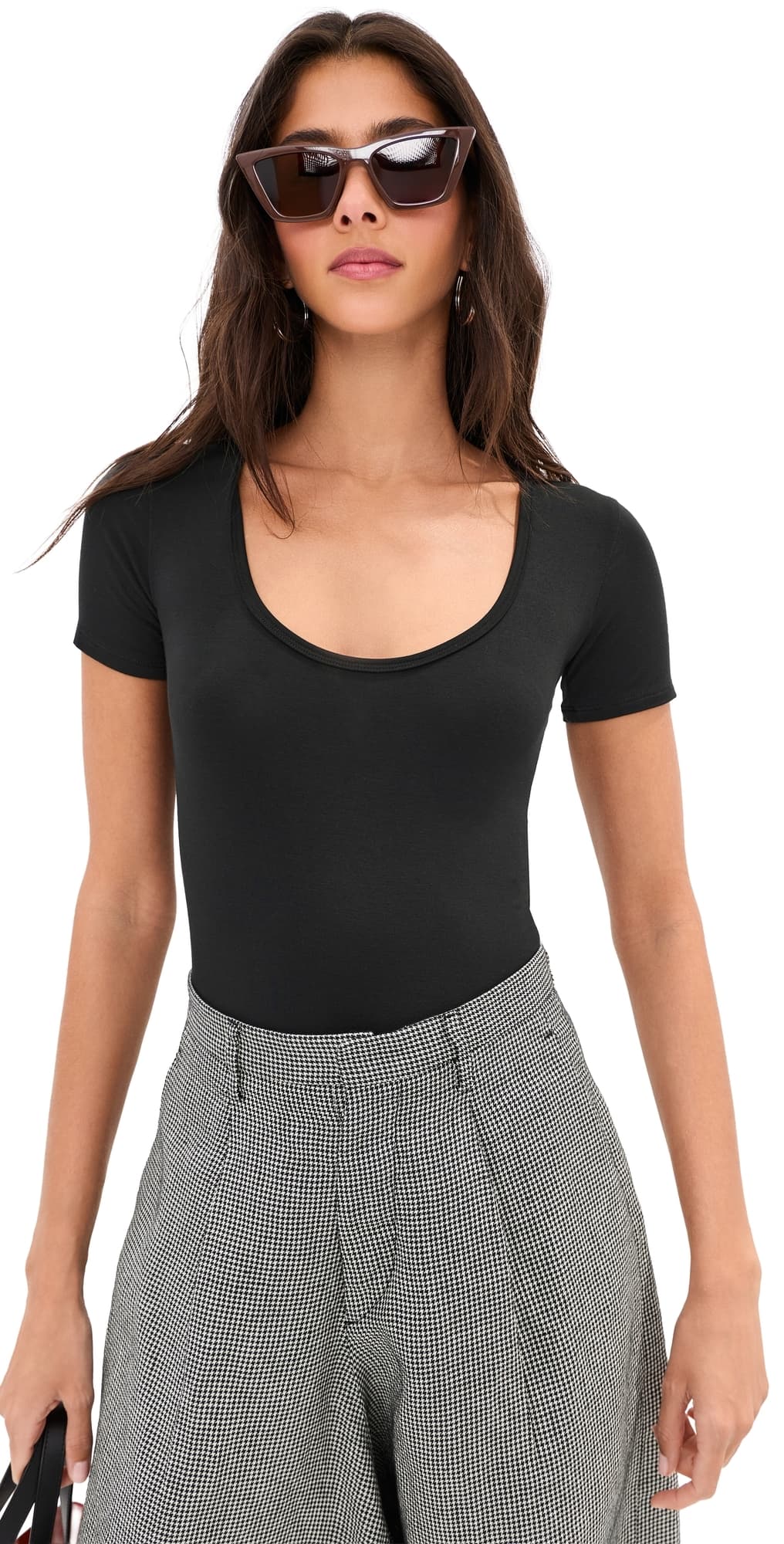 LE BOP Fonda Thong Bodysuit Black