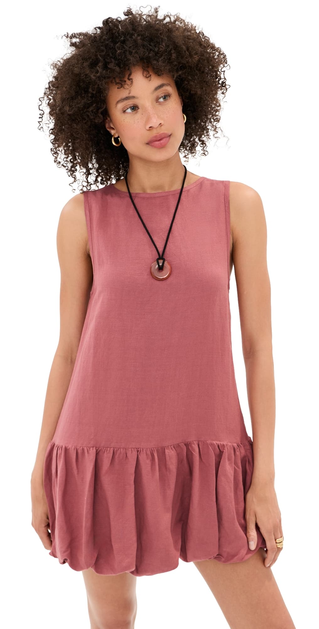 LE BOP Marley Dress Marsala