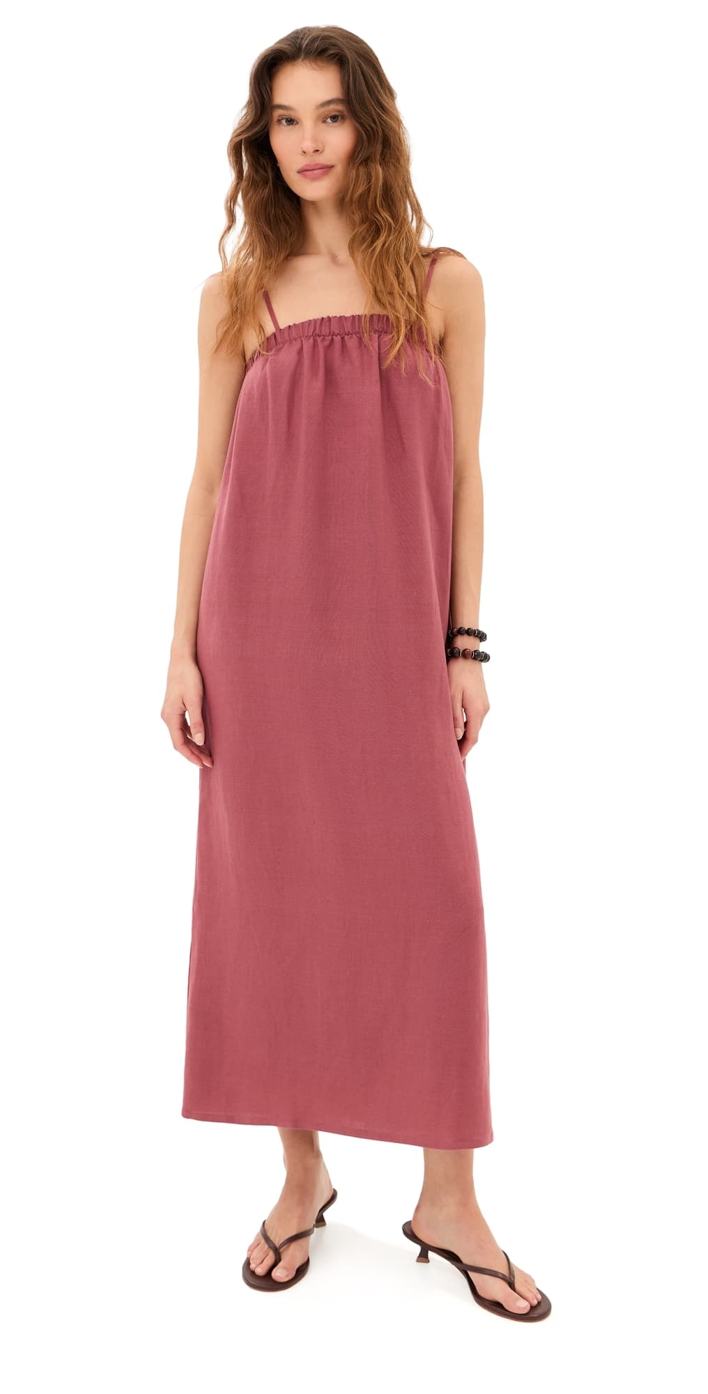 LE BOP Camille Maxi Dress Marsala
